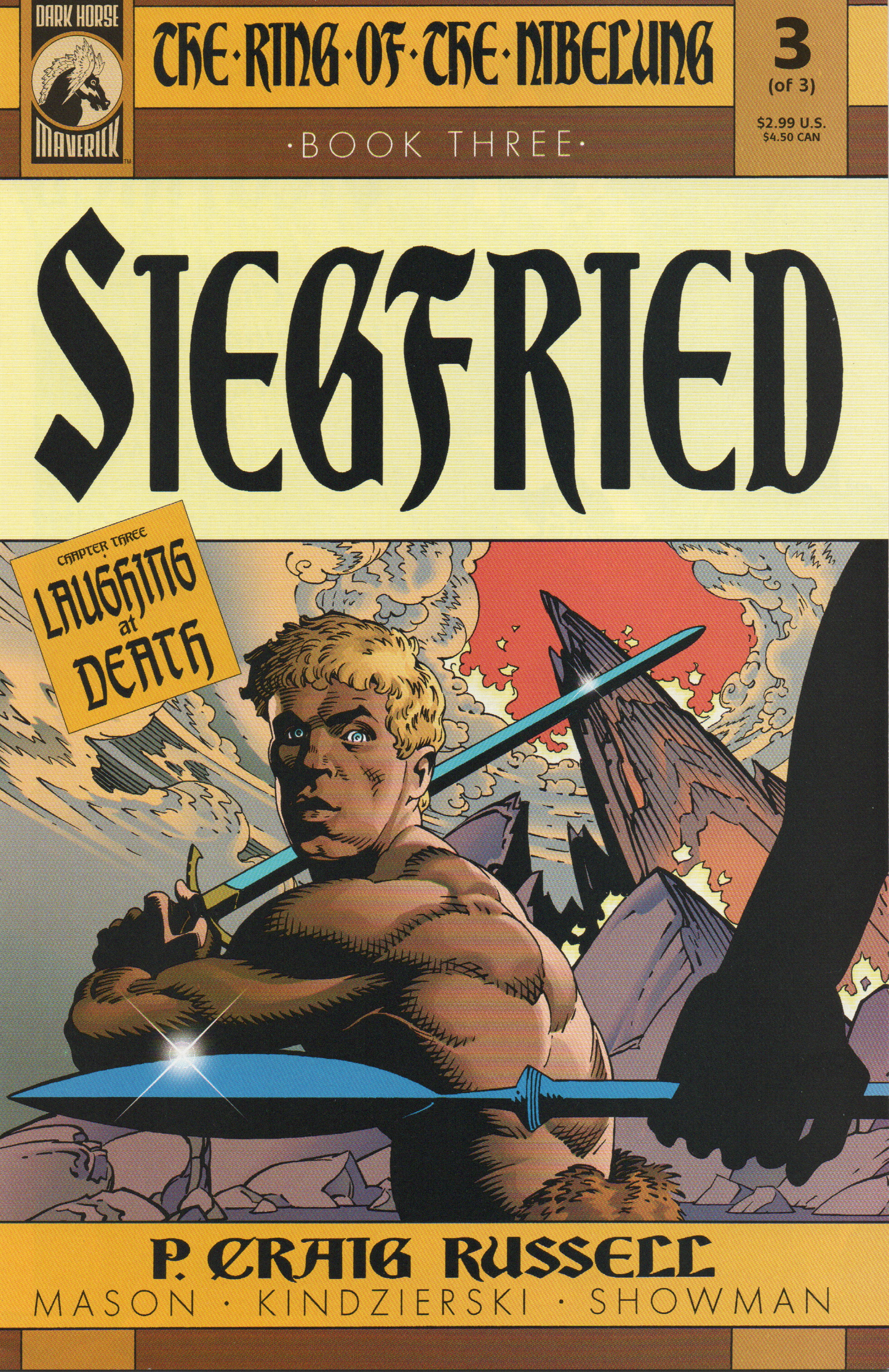 Ring of the Nibelung "Siegfried" #3 Comic Book by Dark Horse Comics at TheGlassyLass.com