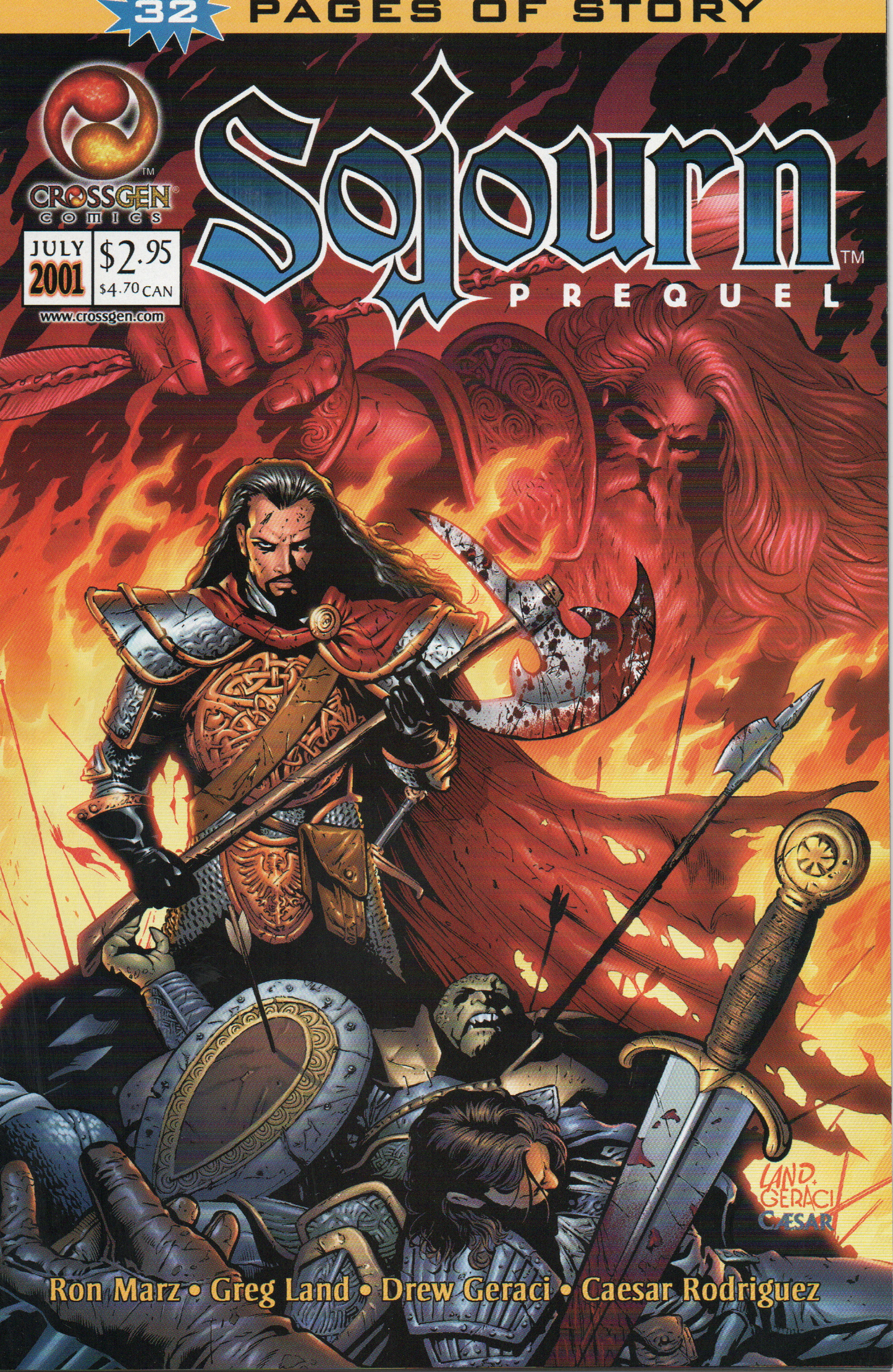 Sojourn Prequel Comic Book by CrossGen Comics at TheGlassyLass.com - Front Cover