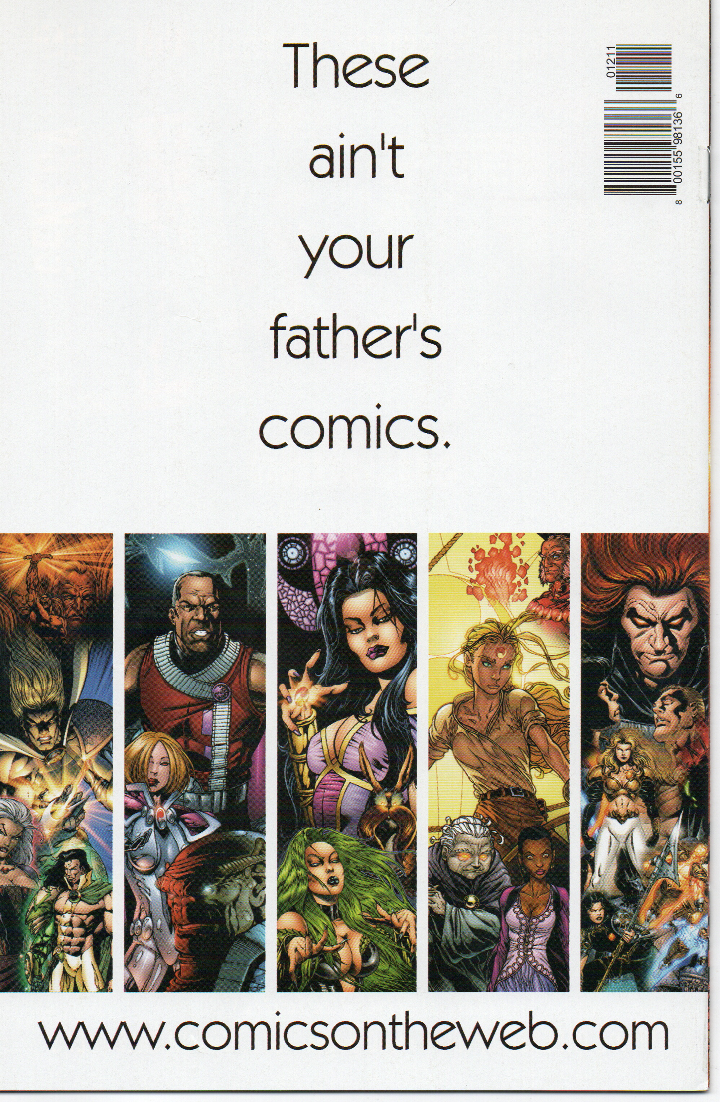 Sojourn #12 Comic Book by CrossGen Comics at TheGlassyLass.com - Back Cover