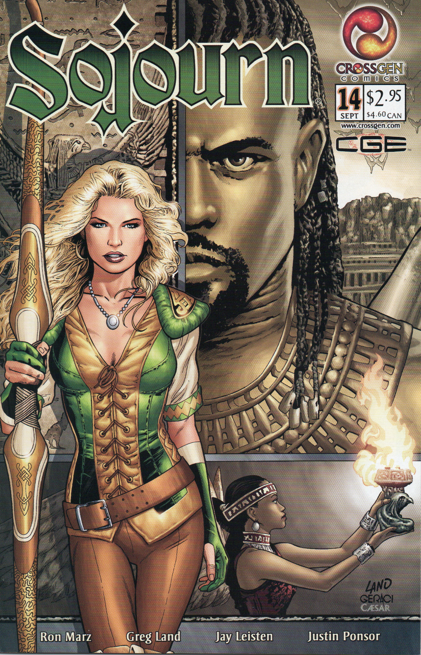 Sojourn #14 Comic Book by CrossGen Comics at TheGlassyLass.com - Front Cover