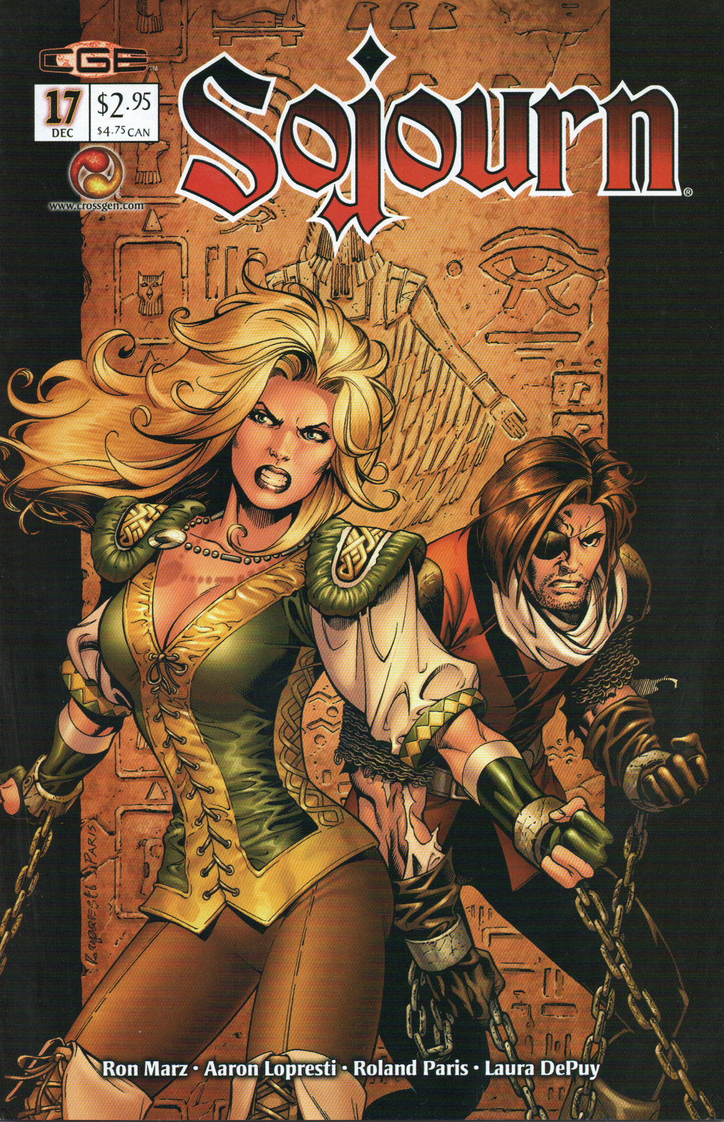 Sojourn #17 Comic Book by CrossGen Comics at TheGlassyLass.com - Front Cover