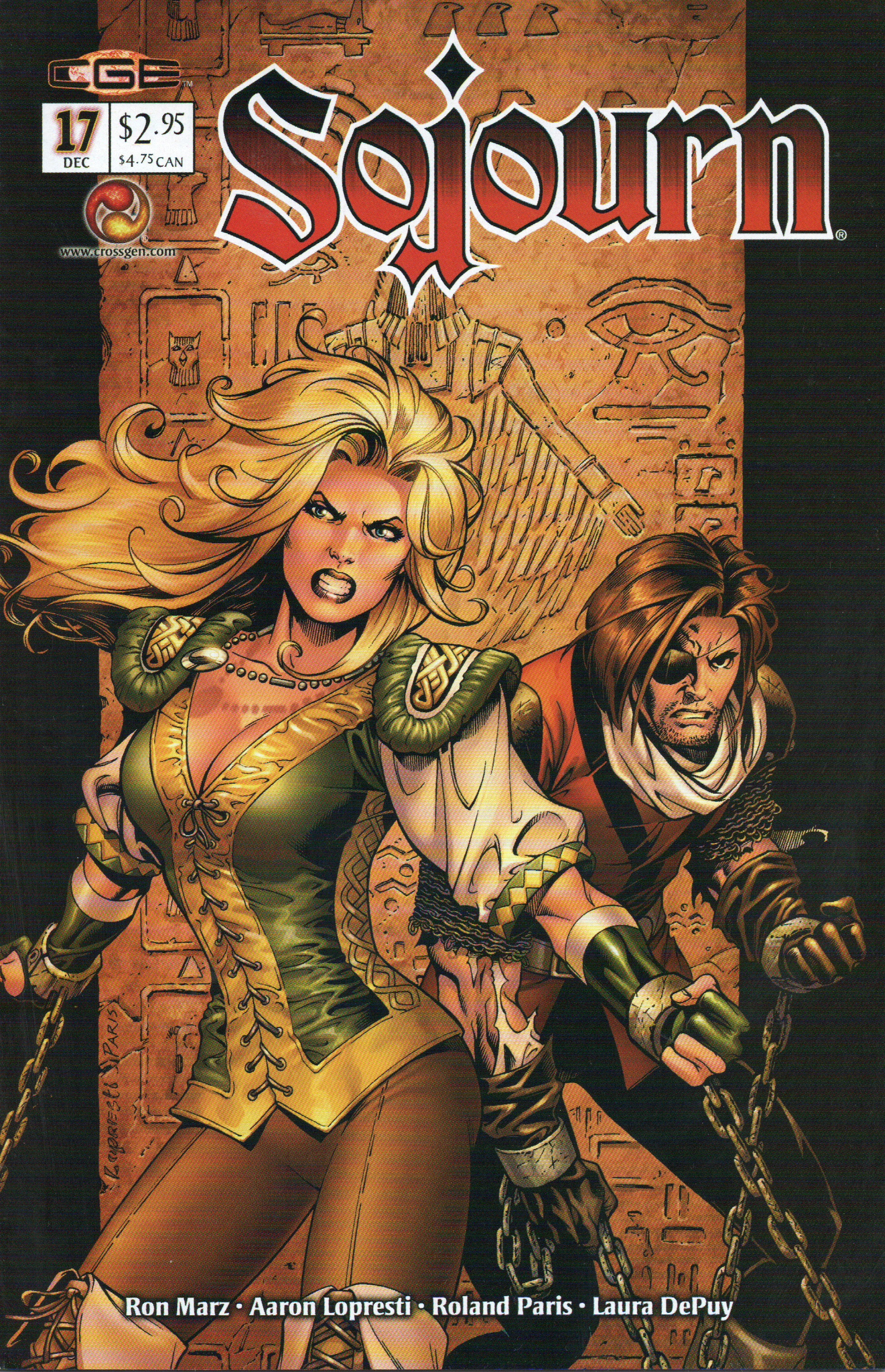 Sojourn #17 Comic Book by CrossGen Comics at TheGlassyLass.com - Front Cover