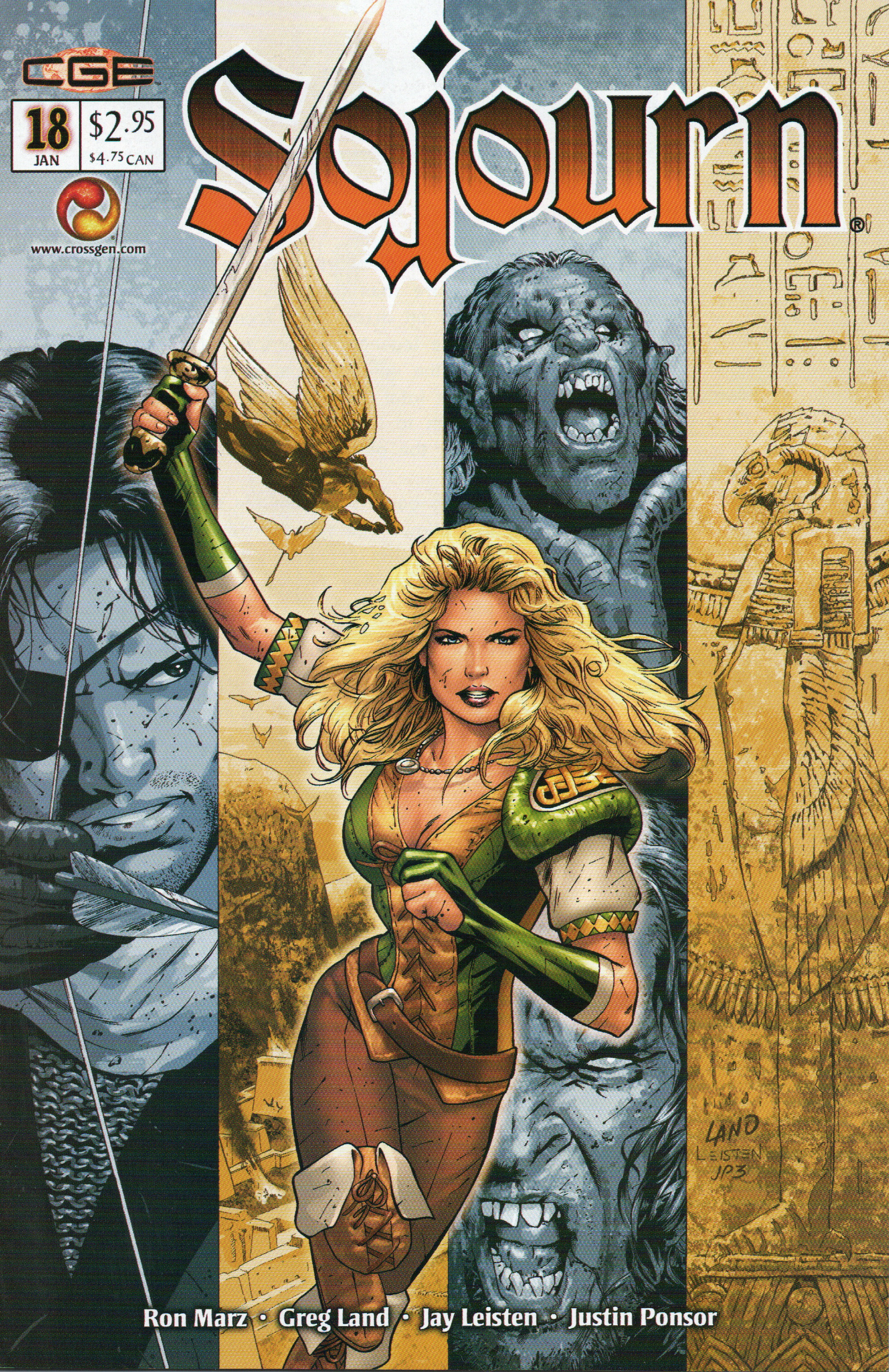 Sojourn #18 Comic Book by CrossGen Comics at TheGlassyLass.com - Front Cover