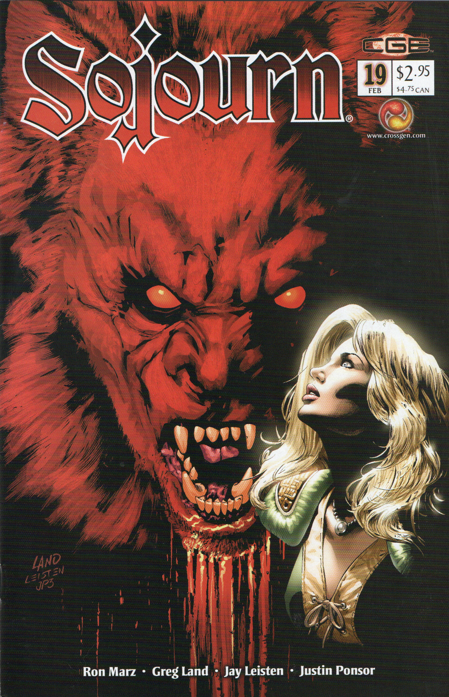 Sojourn #19 Comic Book by CrossGen Comics at TheGlassyLass.com - Front Cover