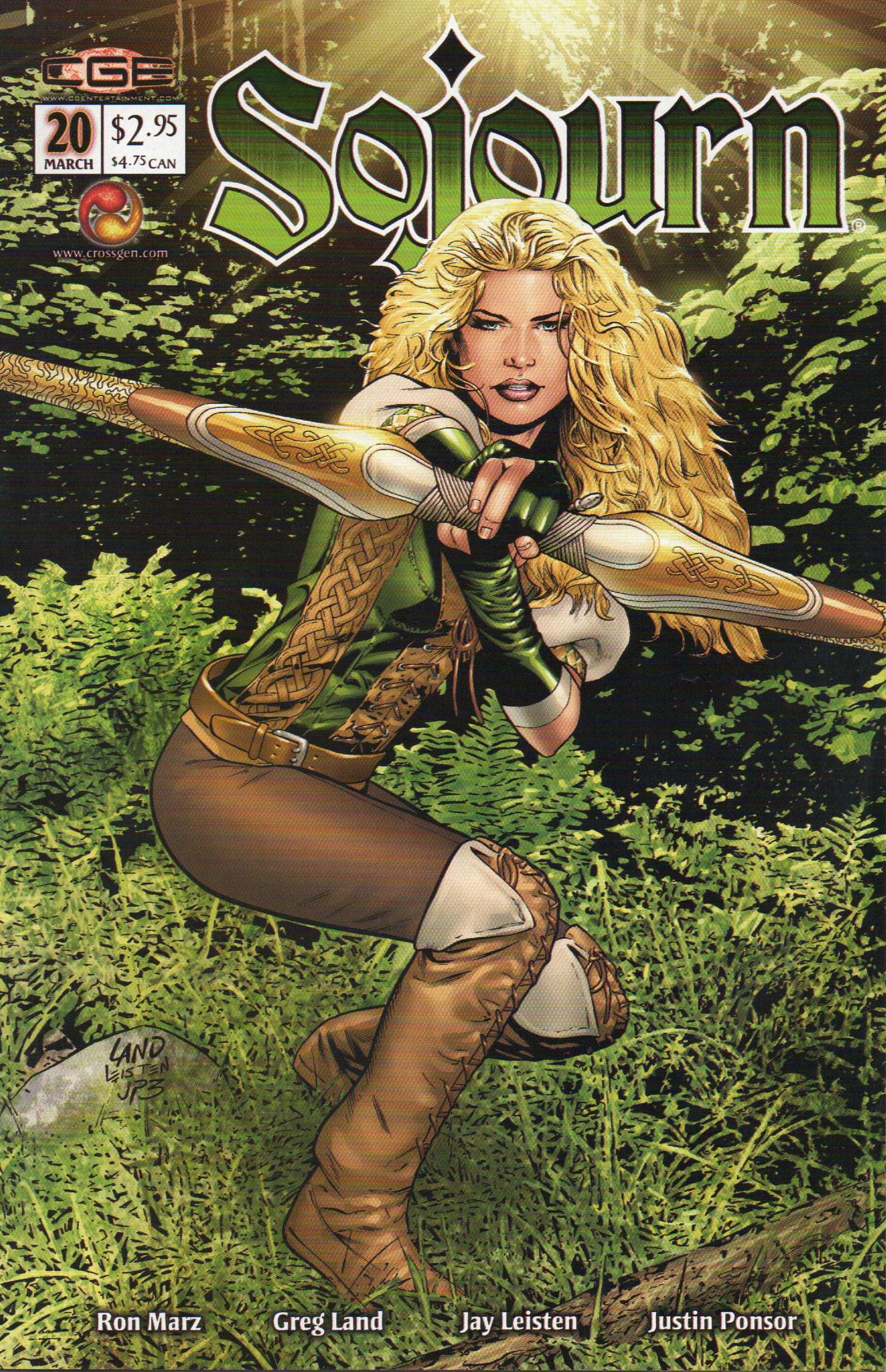 Sojourn #20 Comic Book by CrossGen Comics at TheGlassyLass.com - Front Cover