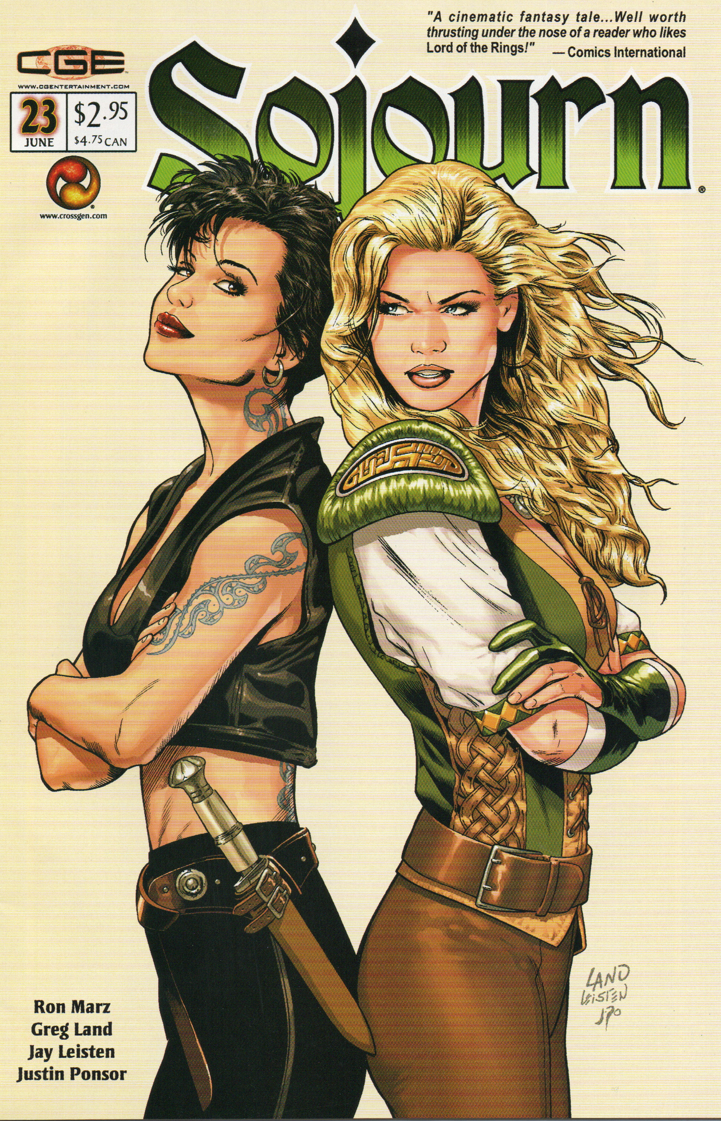 Sojourn #23 Comic Book by CrossGen Comics at TheGlassyLass.com