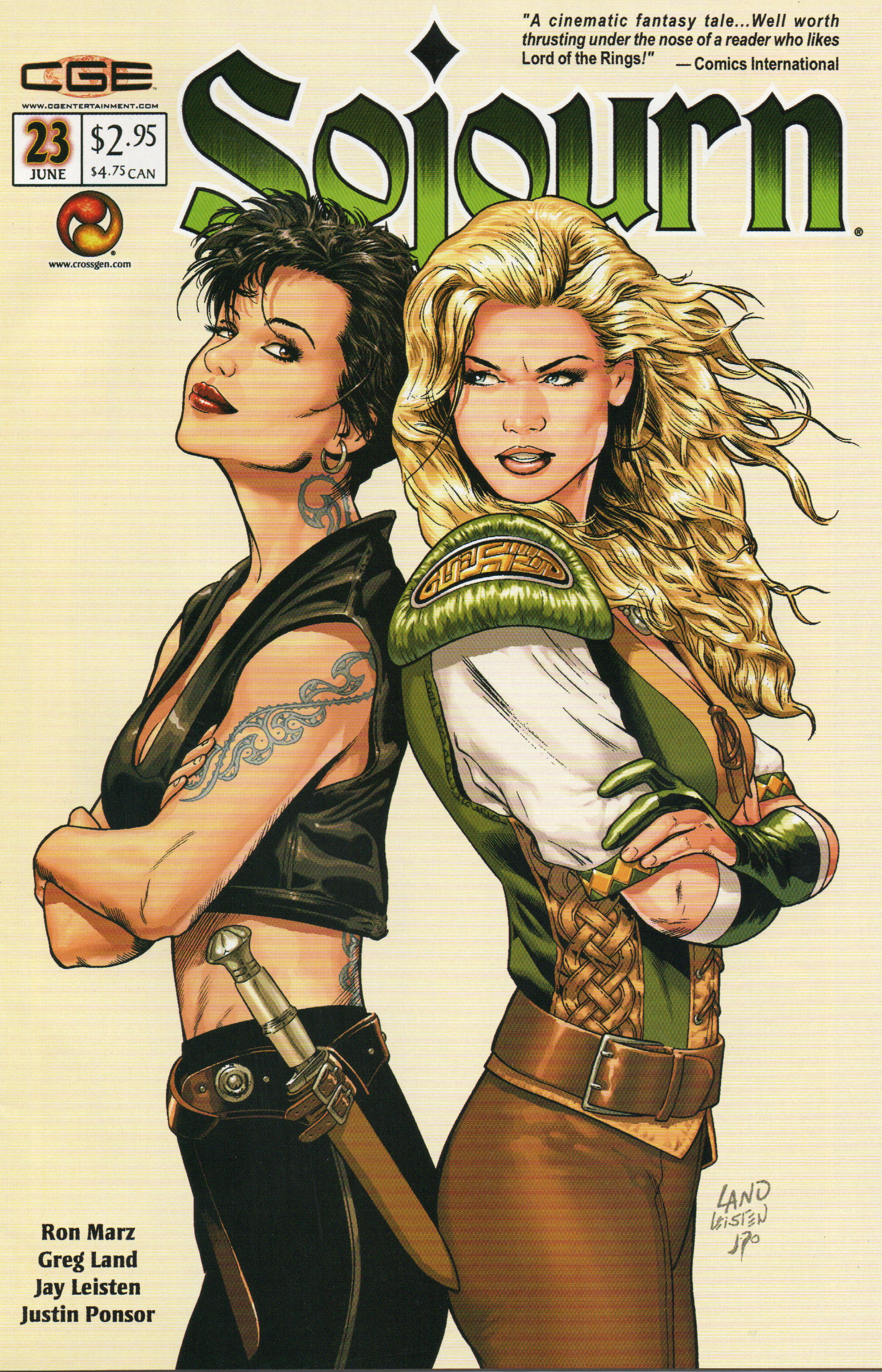 Sojourn #23 Comic Book by CrossGen Comics at TheGlassyLass.com