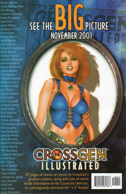 Sojourn #1 Comic Book by CrossGen Comics at TheGlassyLass.com - Back Cover