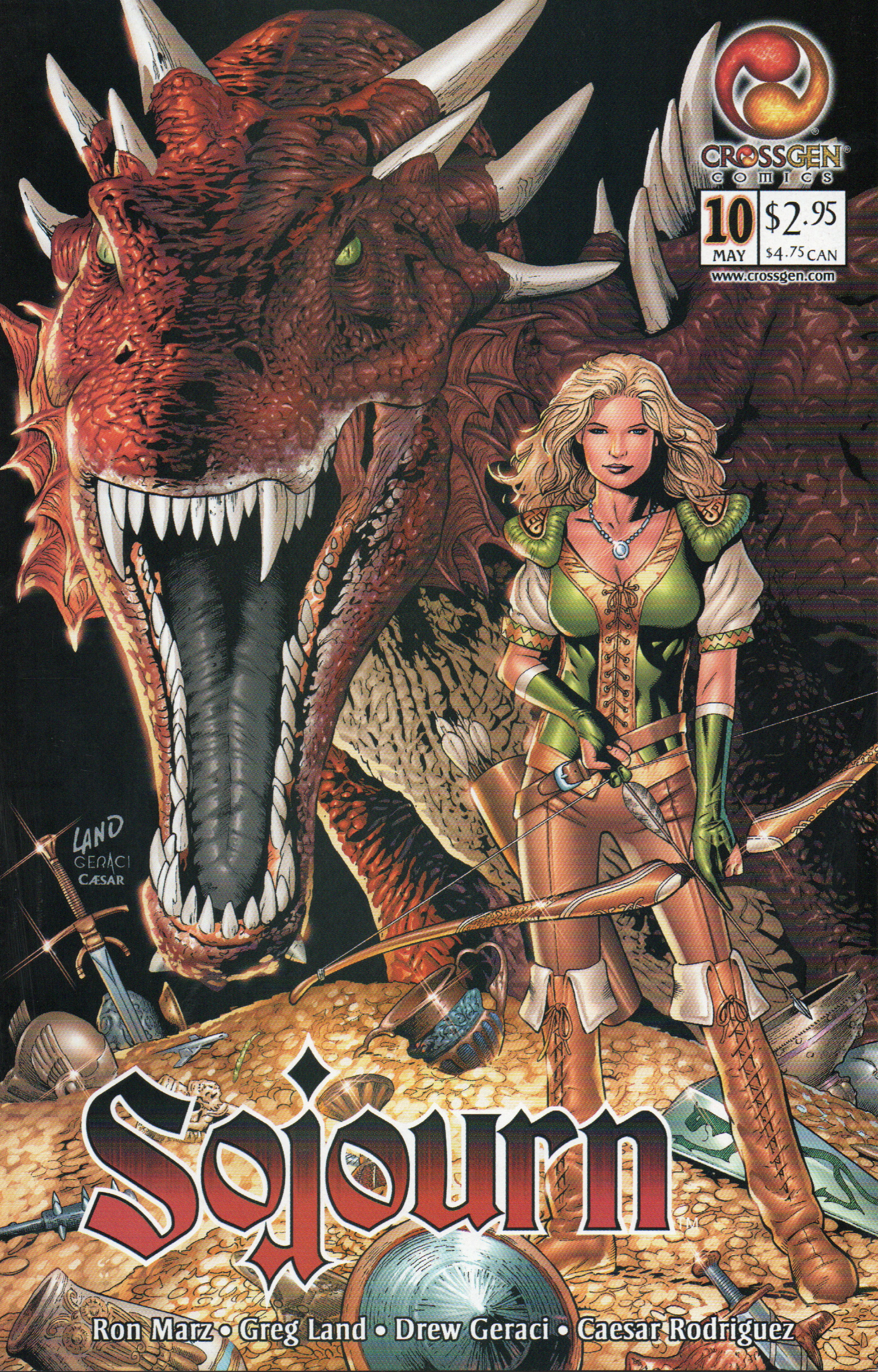 Sojourn #10 Comic Book by CrossGen Comics at TheGlassyLass.com - Front Cover