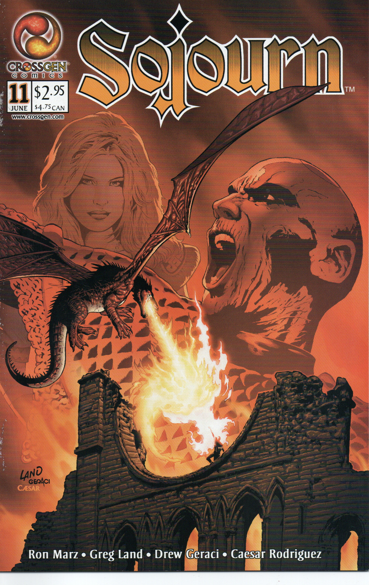 Sojourn #11 Comic Book by CrossGen Comics at TheGlassyLass.com - Front Cover