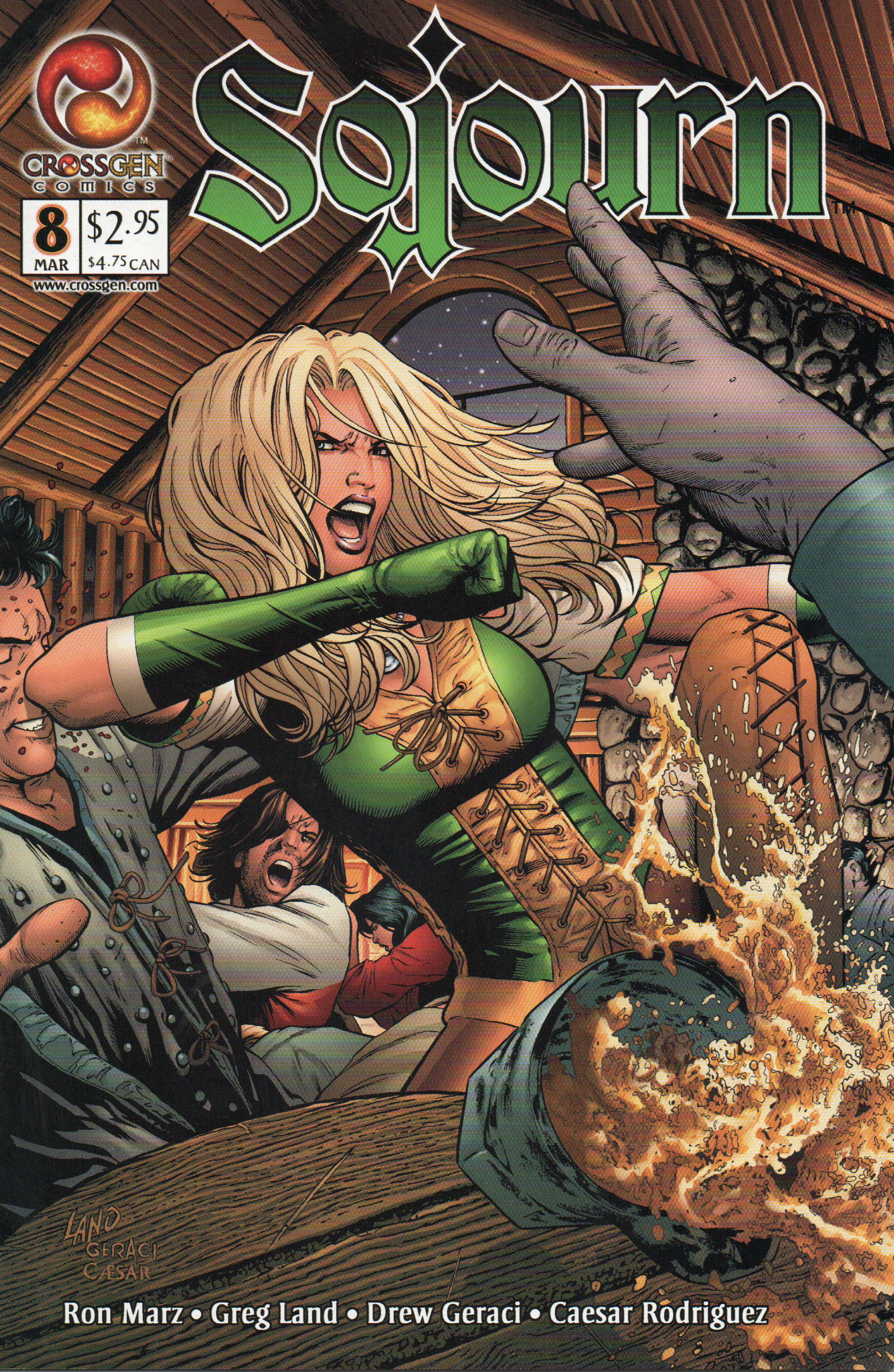 Sojourn #8 Comic Book by CrossGen Comics at TheGlassyLass.com - Front Cover