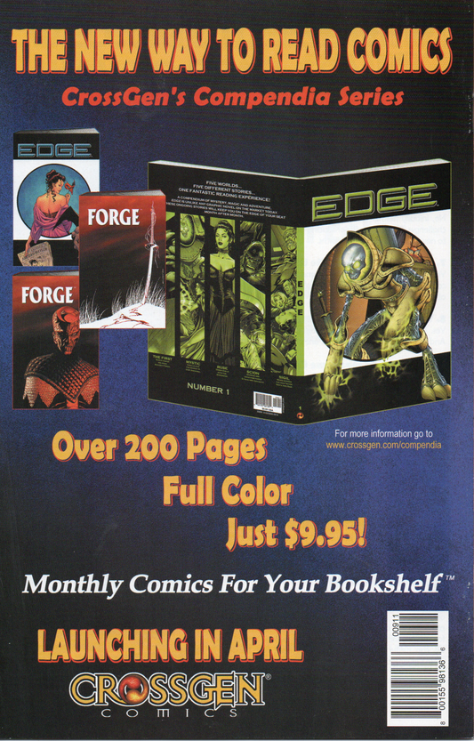 Sojourn #9 Comic Book by CrossGen Comics at TheGlassyLass.com - Back Cover