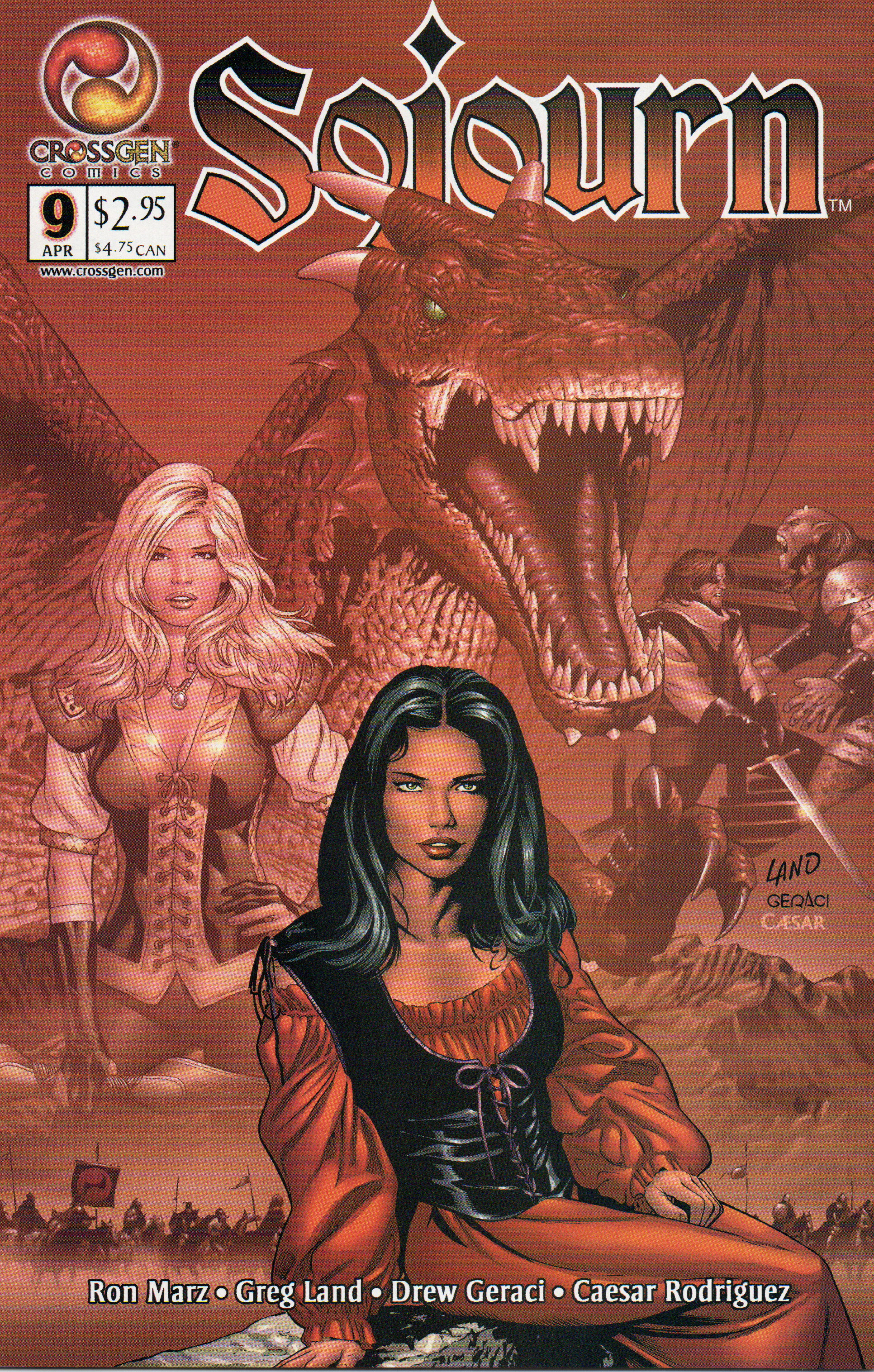 Sojourn #9 Comic Book by CrossGen Comics at TheGlassyLass.com - Front Cover