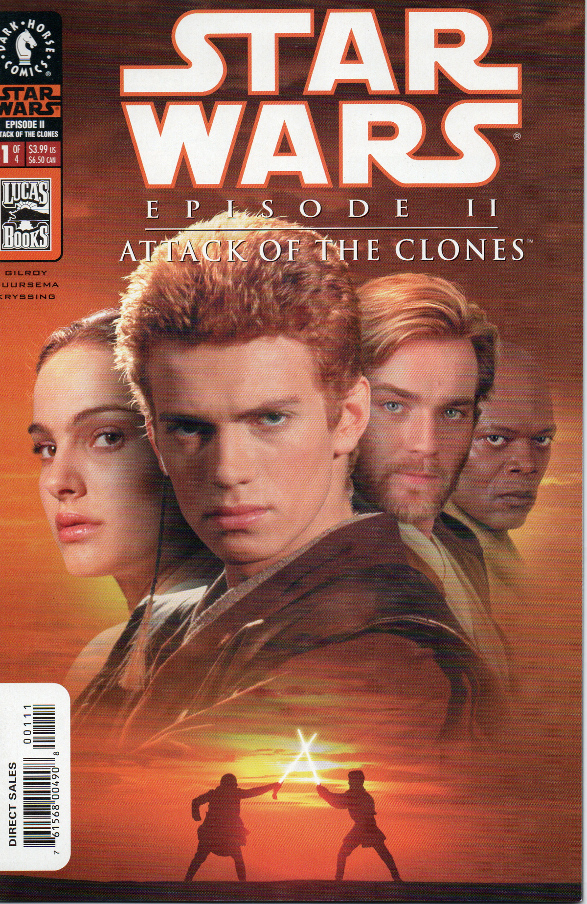 Star Wars Attack Of The Clones #1B (Variant Cover) Comic Book by Dark Horse Comics at TheGlassyLass.com