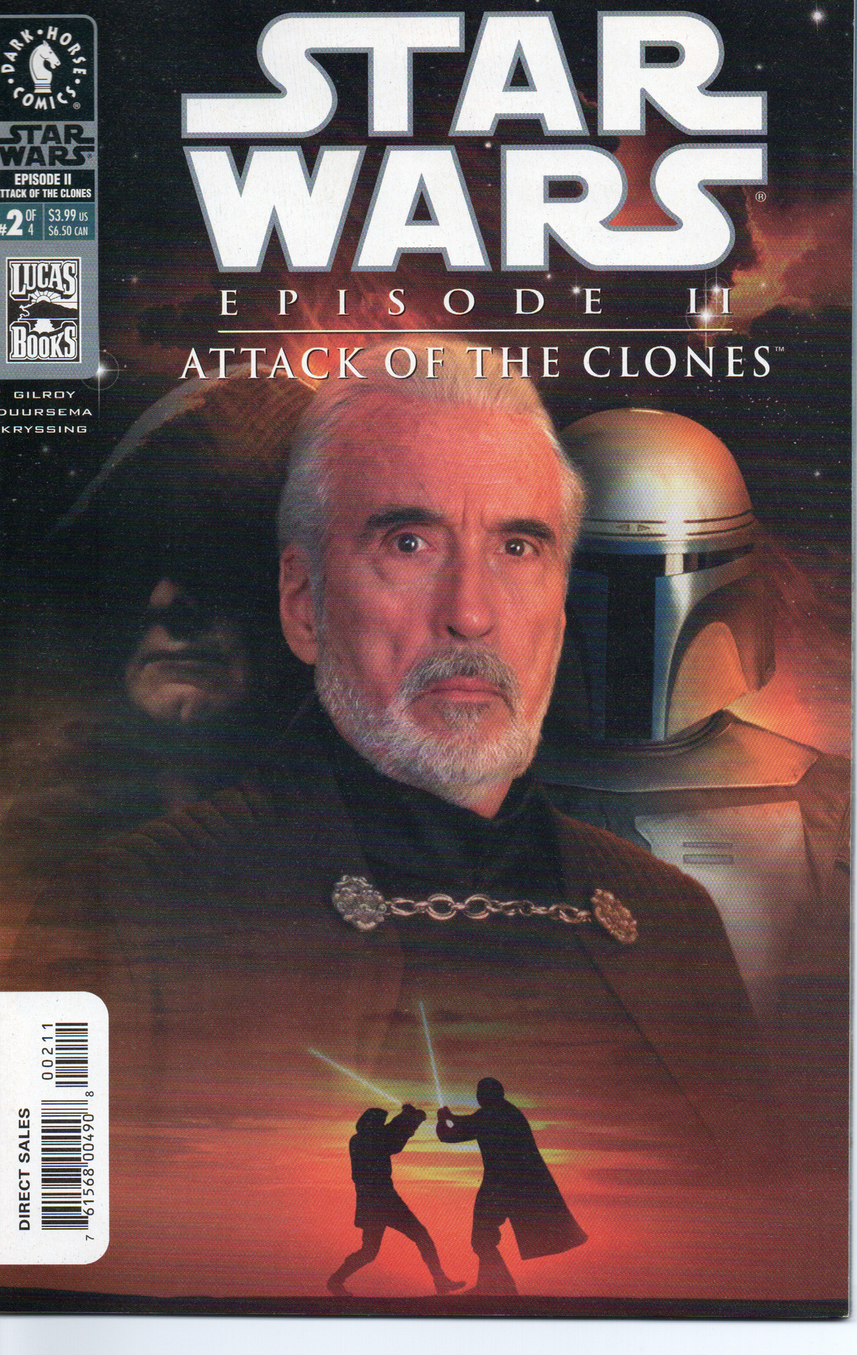 Star Wars Attack Of The Clones #2B (Variant Cover) Comic Book by Dark Horse Comics at TheGlassyLass.com