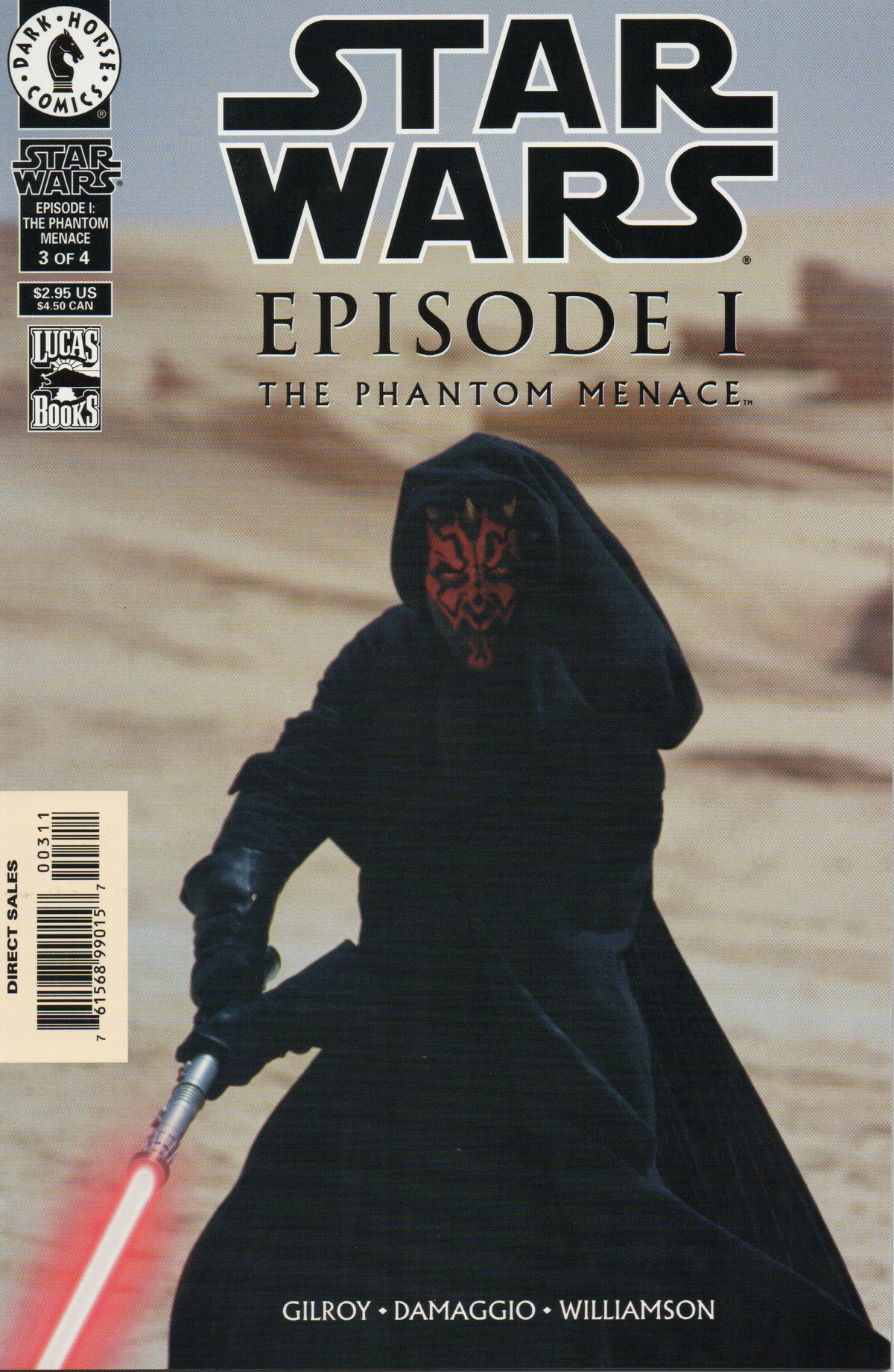 Star Wars Episode I The Phantom Menace #3 Comic Book by Dark Horse Comics at TheGlassyLass.com