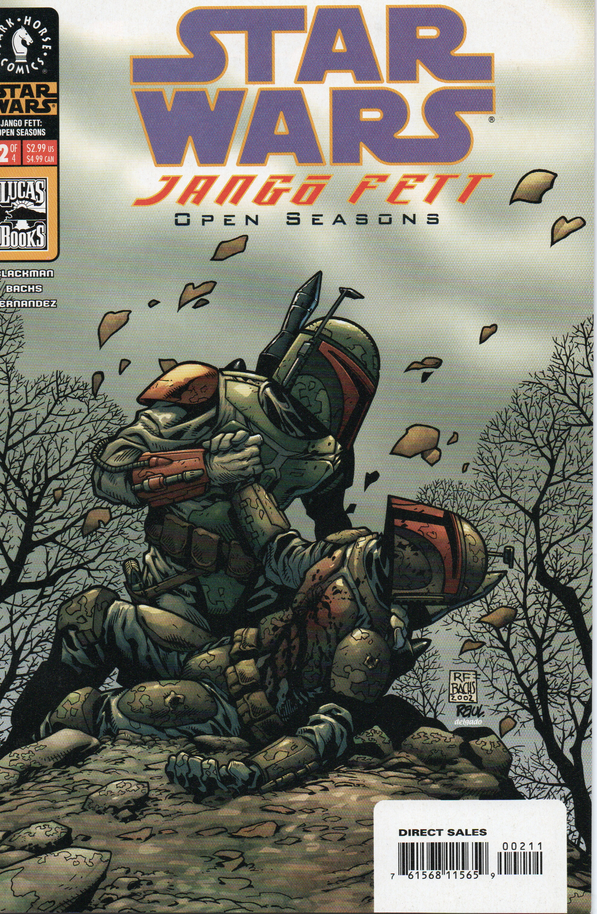 Star Wars Jango Fett Open Seasons #2 Comic Book by Dark Horse Comics at TheGlassyLass.com