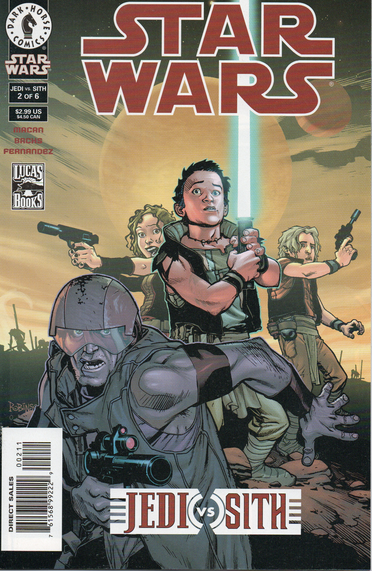 Star Wars Jedi vs Sith #2 Comic Book by Dark Horse Comics at TheGlassyLass.com