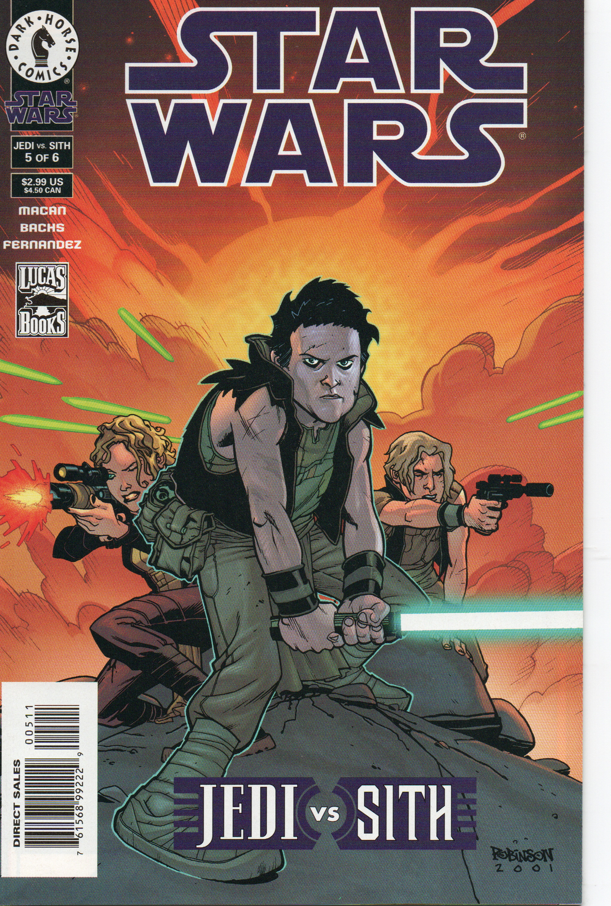 Star Wars Jedi vs Sith #5 Comic Book by Dark Horse Comics at TheGlassyLass.com