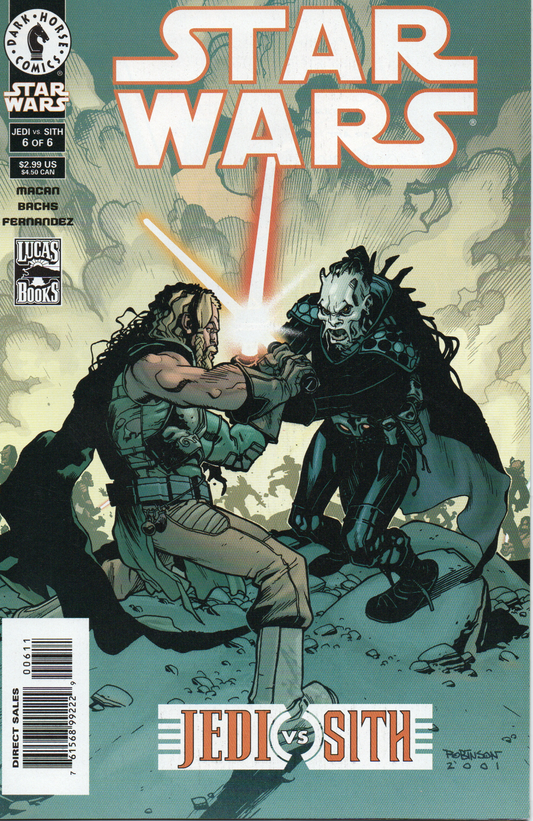Star Wars Jedi vs Sith #6 Comic Book by Dark Horse Comics at TheGlassyLass.com