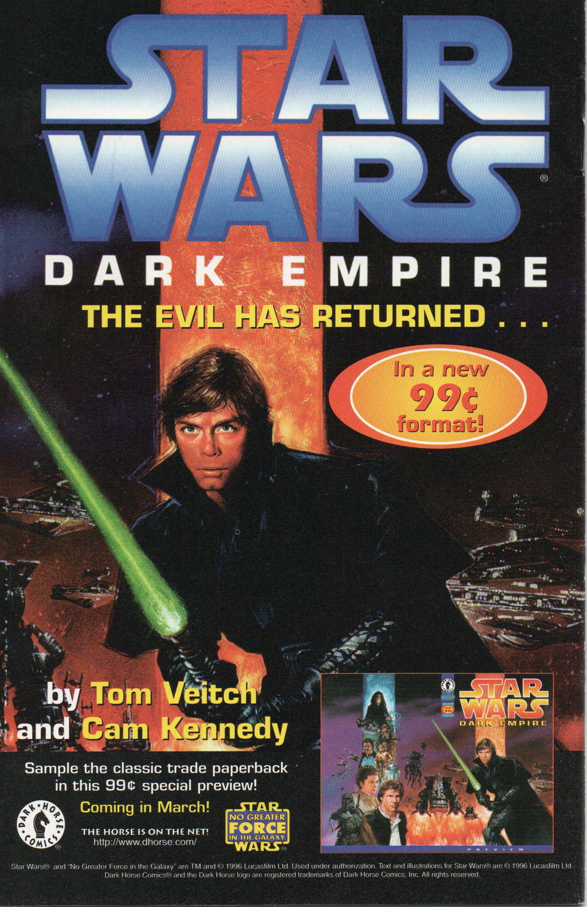Star Wars Splinter of The Mind's Eye #2 Comic Book by Dark Horse Comics at TheGlassyLass.com