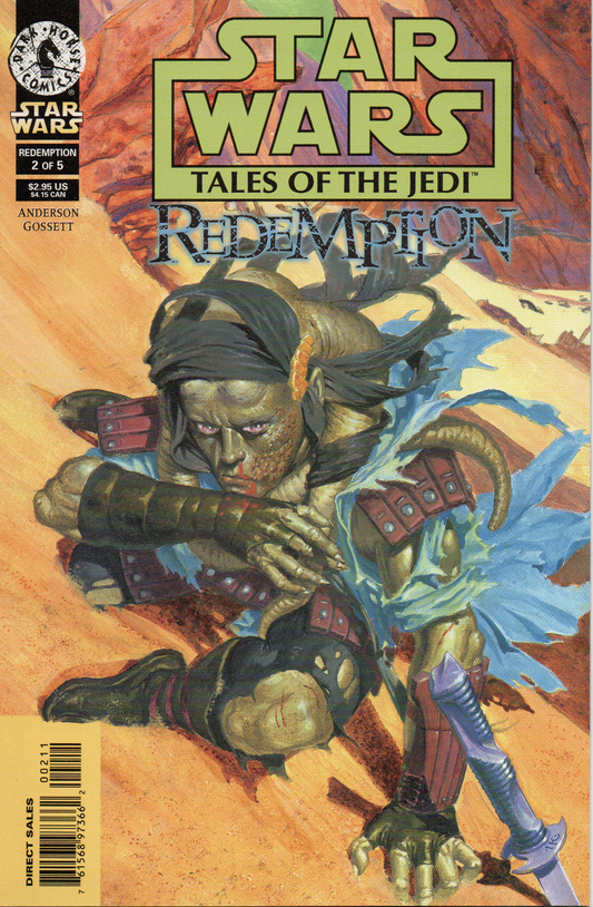 Star Wars Tales Of The Jedi Redemption #2 Comic Book by Dark Horse Comics at TheGlassyLass.com