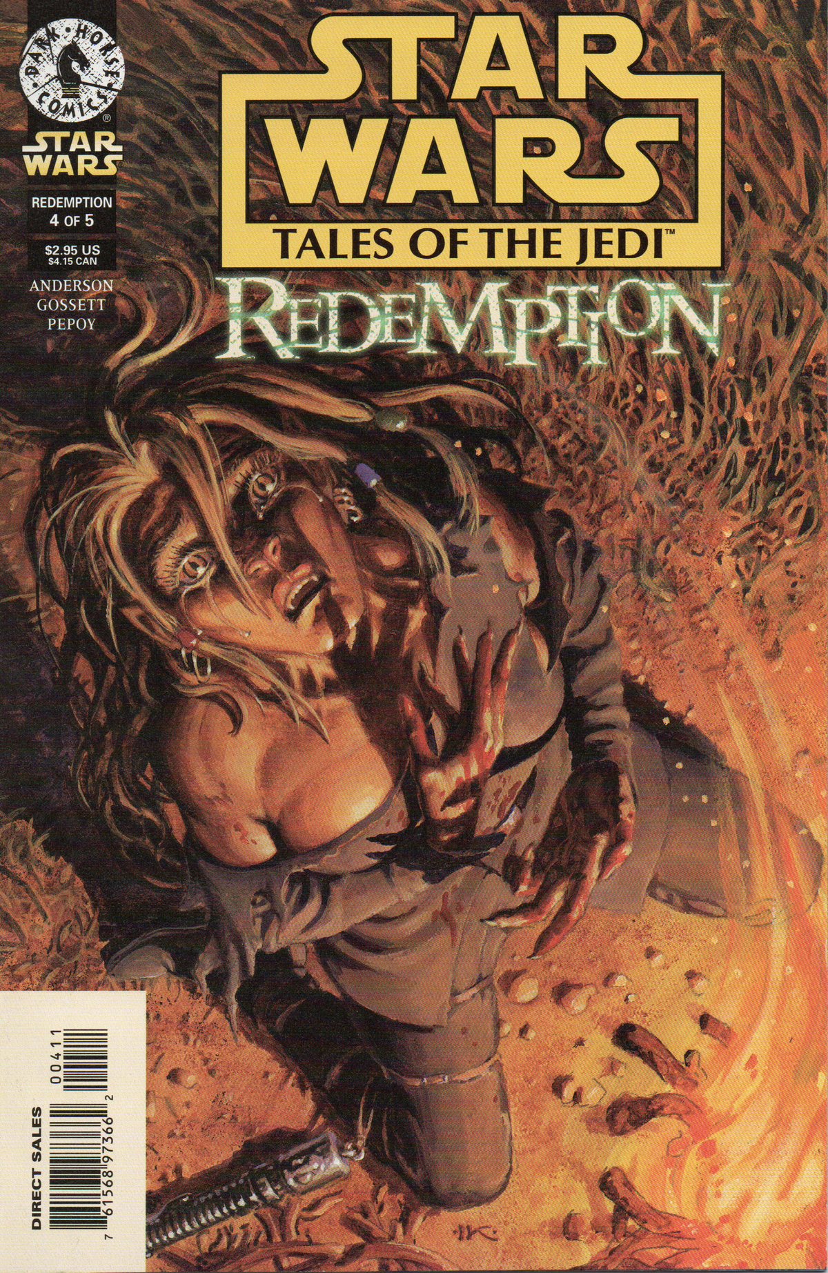 Star Wars Tales Of The Jedi Redemption #4 Comic Book by Dark Horse Comics at TheGlassyLass.com