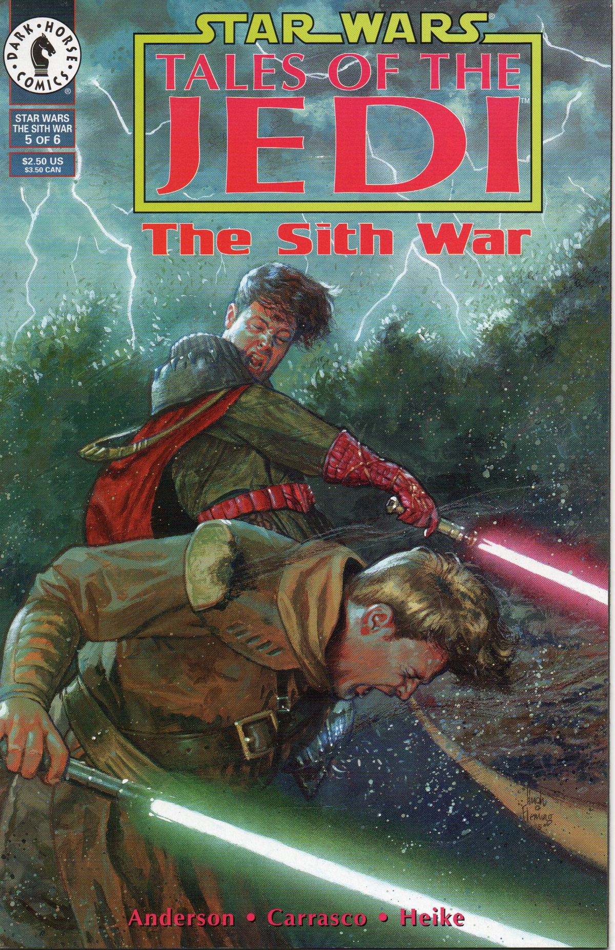 Star Wars Tales Of The Jedi the Sith War #5 Comic Book by Dark Horse Comics at TheGlassyLass.com