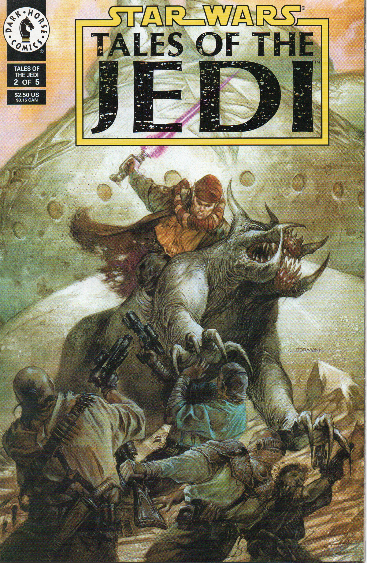 Star Wars Tales Of The Jedi #2 Comic Book by Dark Horse Comics at TheGlassyLass.com