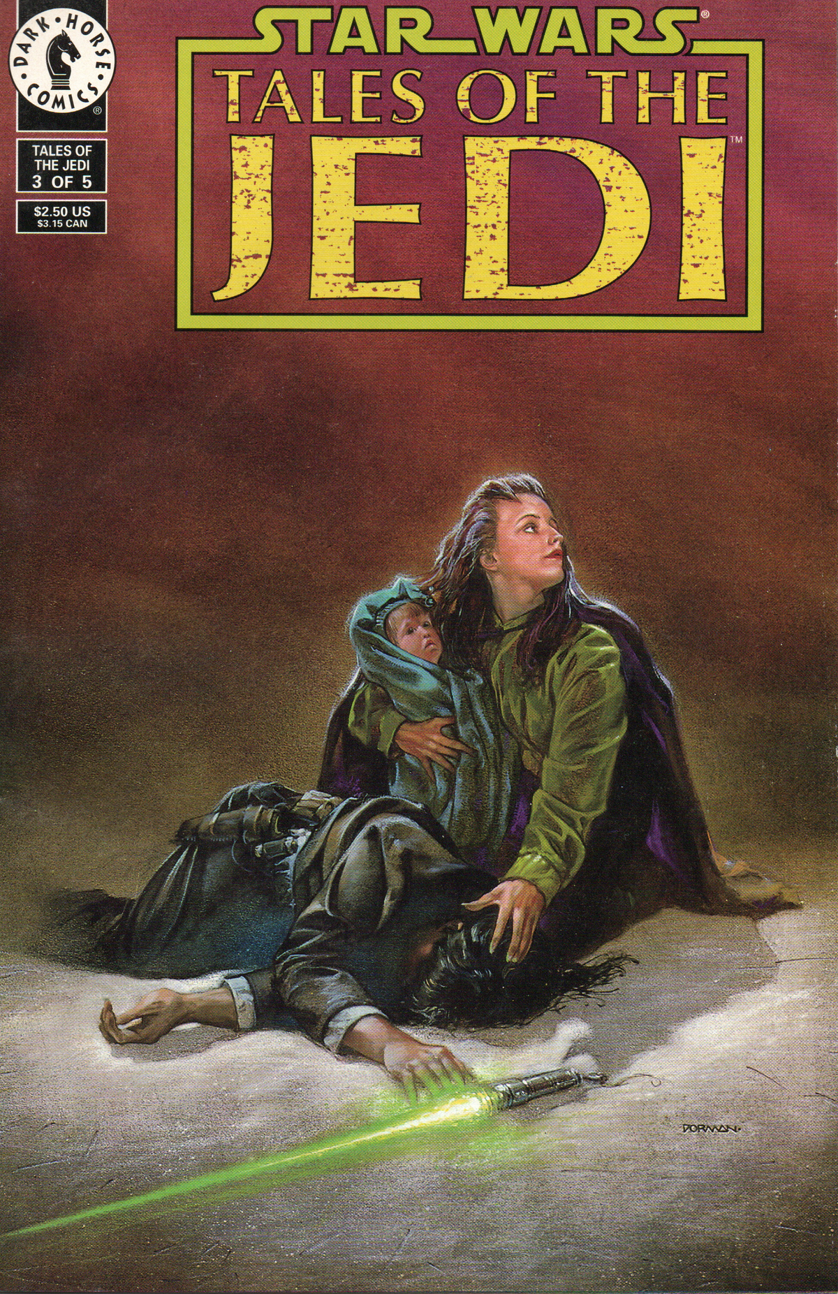Star Wars Tales Of The Jedi #3 Comic Book by Dark Horse Comics at TheGlassyLass.com