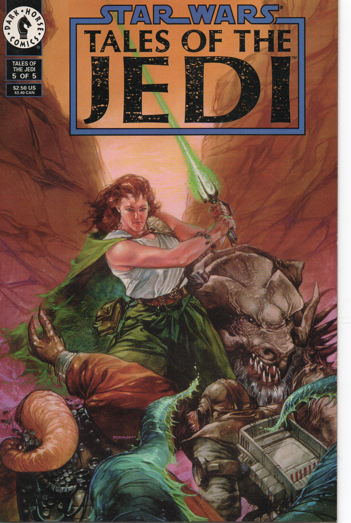 Star Wars Tales Of The Jedi #5 Comic Book by Dark Horse Comics at TheGlassyLass.com
