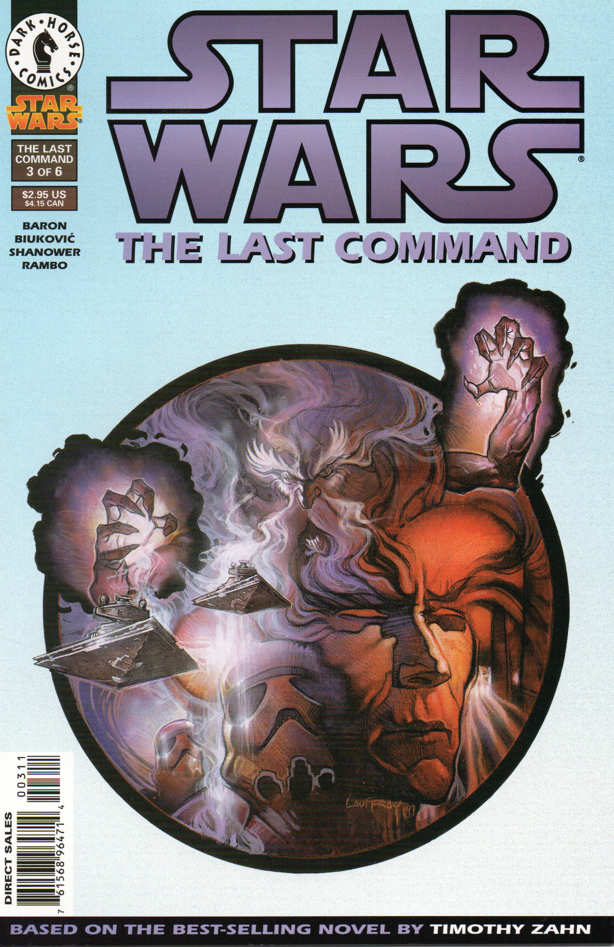 Star Wars The Last Command #3 Comic Book by Dark Horse Comics at TheGlassyLass.com