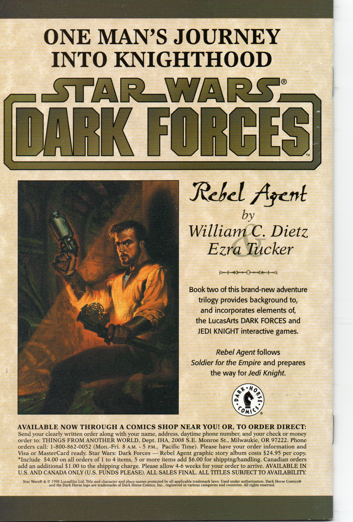 Star Wars The Last Command #4 Comic Book by Dark Horse Comics at TheGlassyLass.com