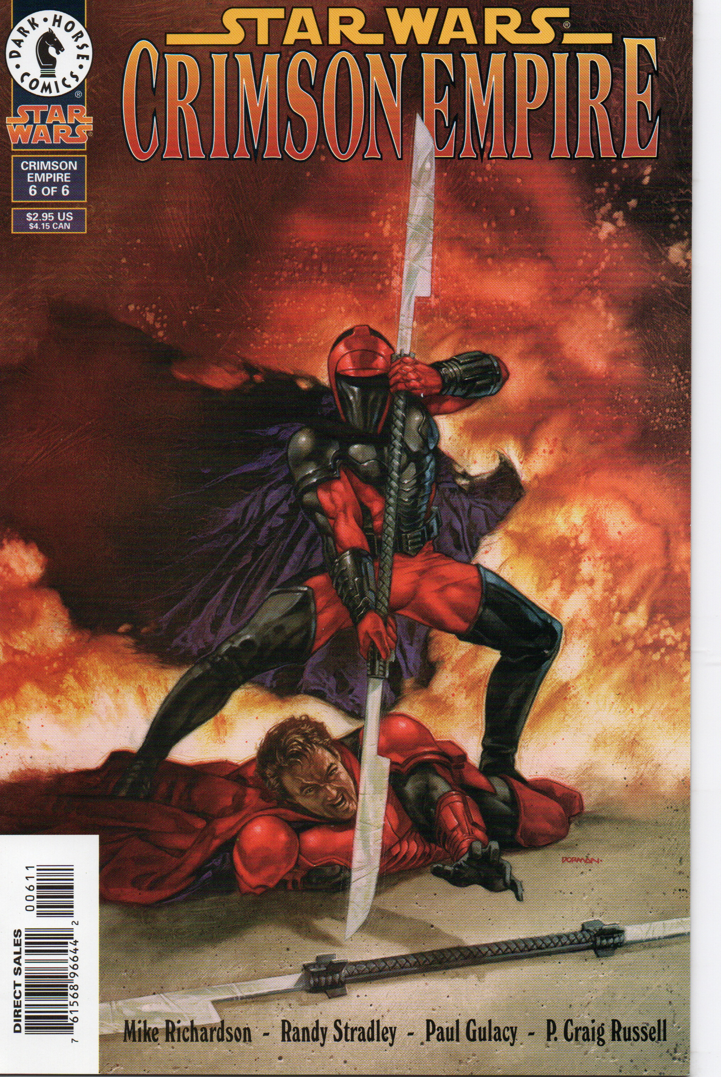Star Wars Crimson Empire #6 Comic Book by Dark Horse Comics at TheGlassyLass.com