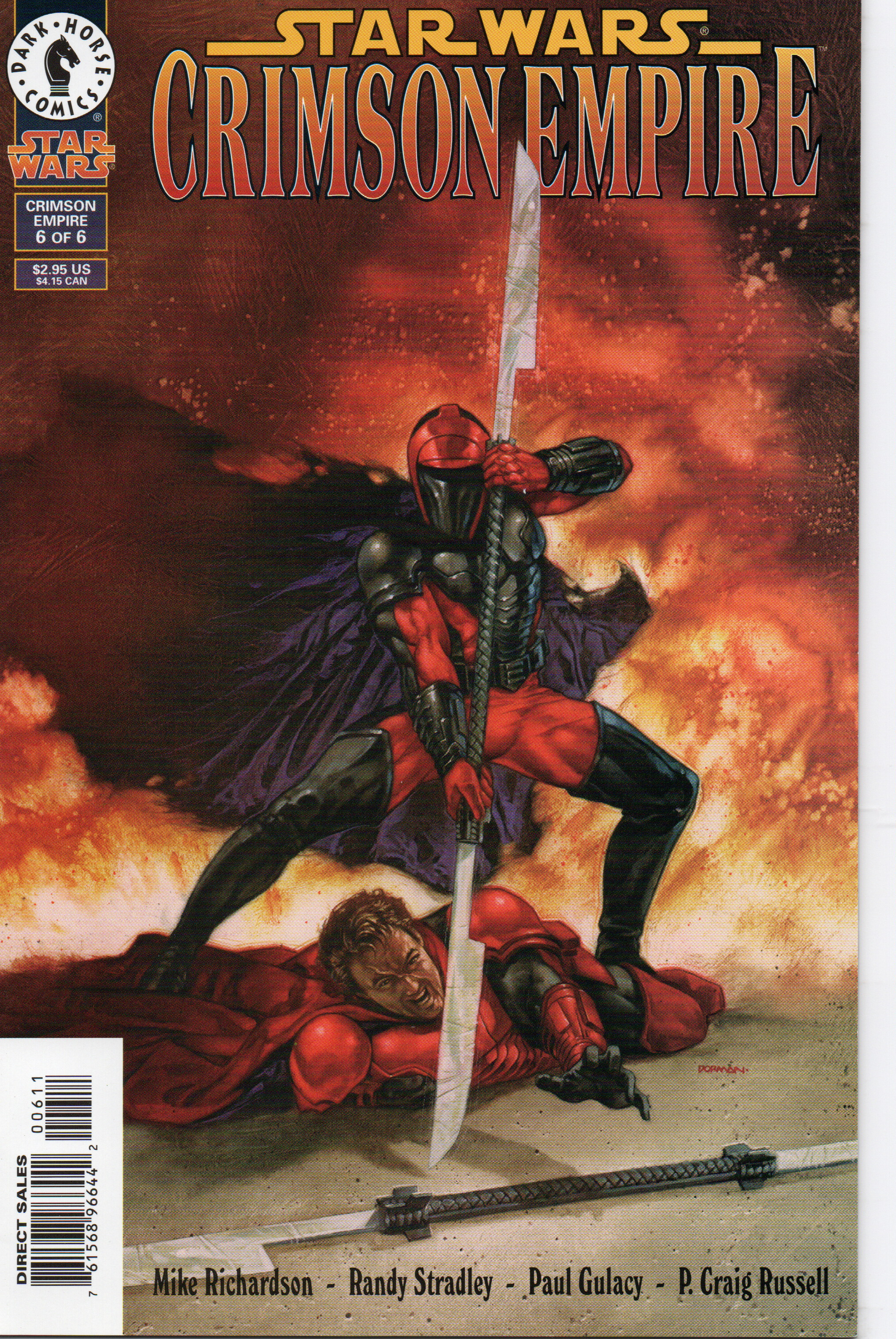 Star Wars Crimson Empire #6 Comic Book by Dark Horse Comics at TheGlassyLass.com