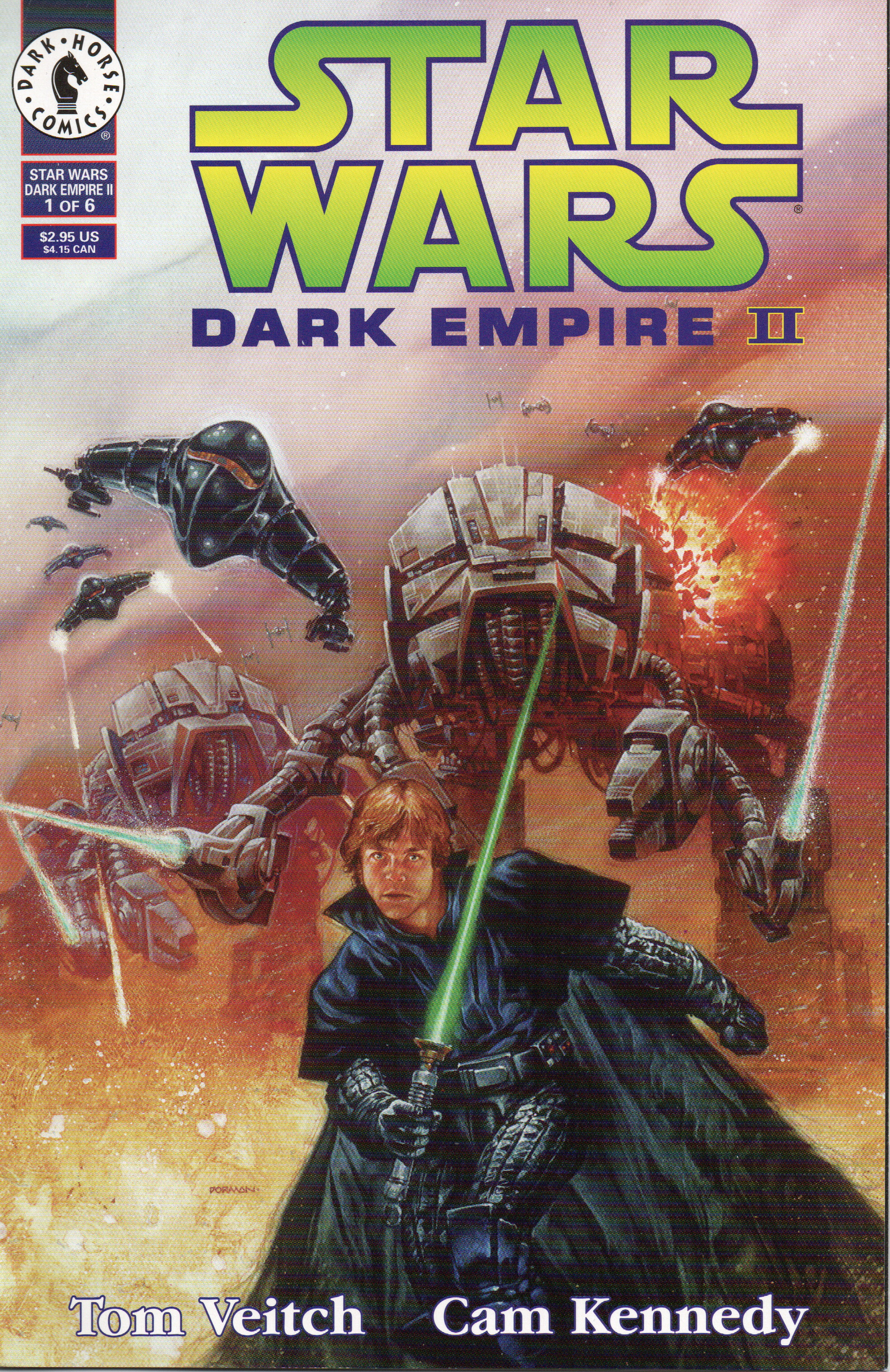Star Wars "Dark Empire II" #1 Comic Book by Dark Horse Comics at TheGlassyLass.com