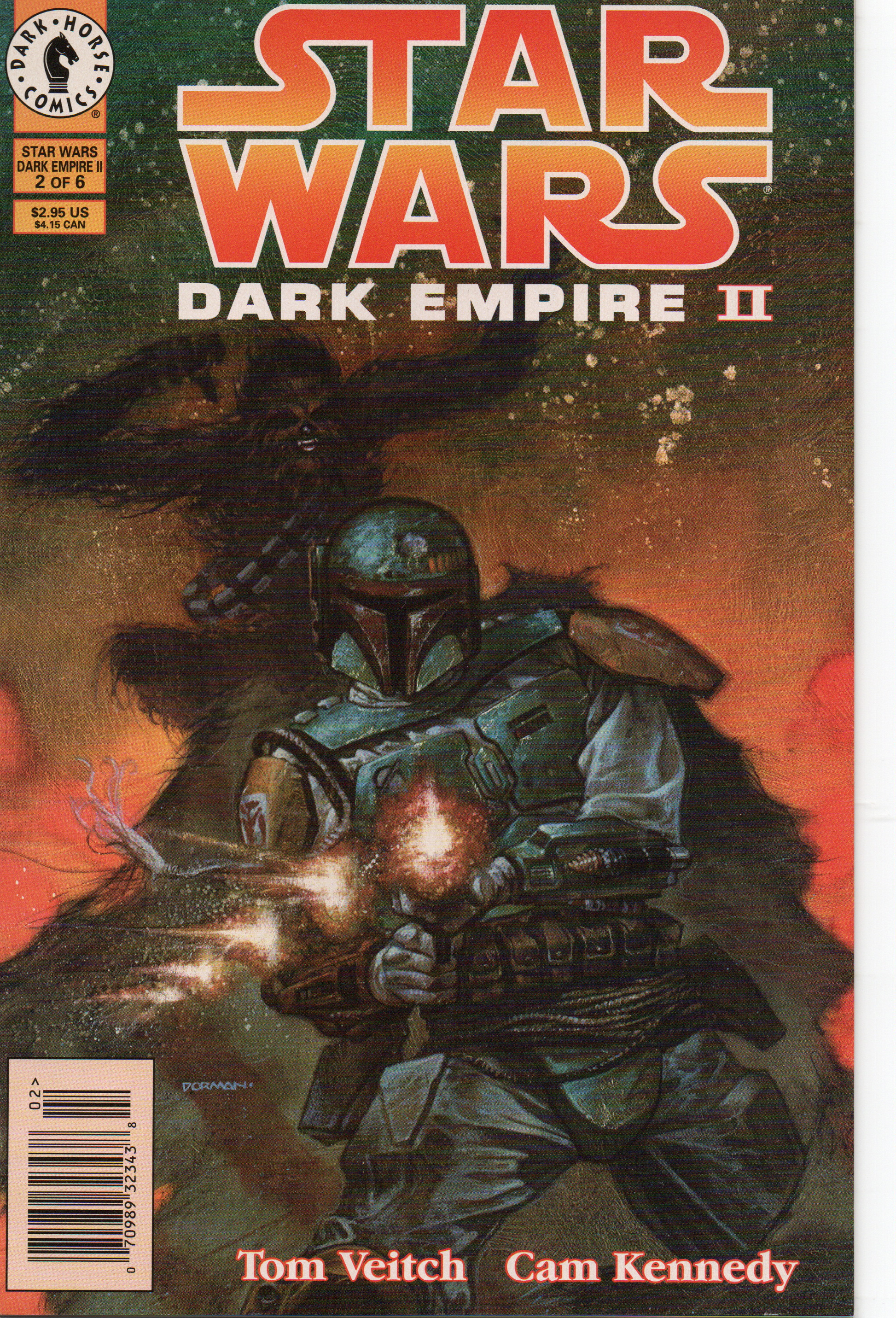 Star Wars "Dark Empire II" #2 (Newsstand Edition) Comic Book by Dark Horse Comics at TheGlassyLass.com
