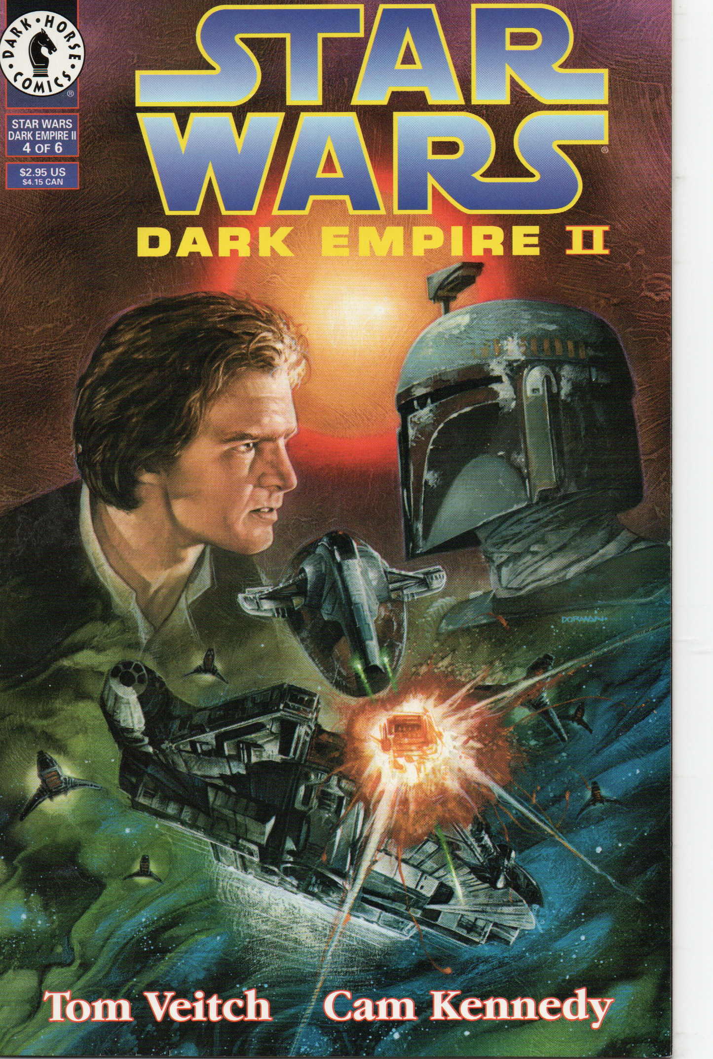 Star Wars "Dark Empire II" #4 Comic Book by Dark Horse Comics at TheGlassyLass.com