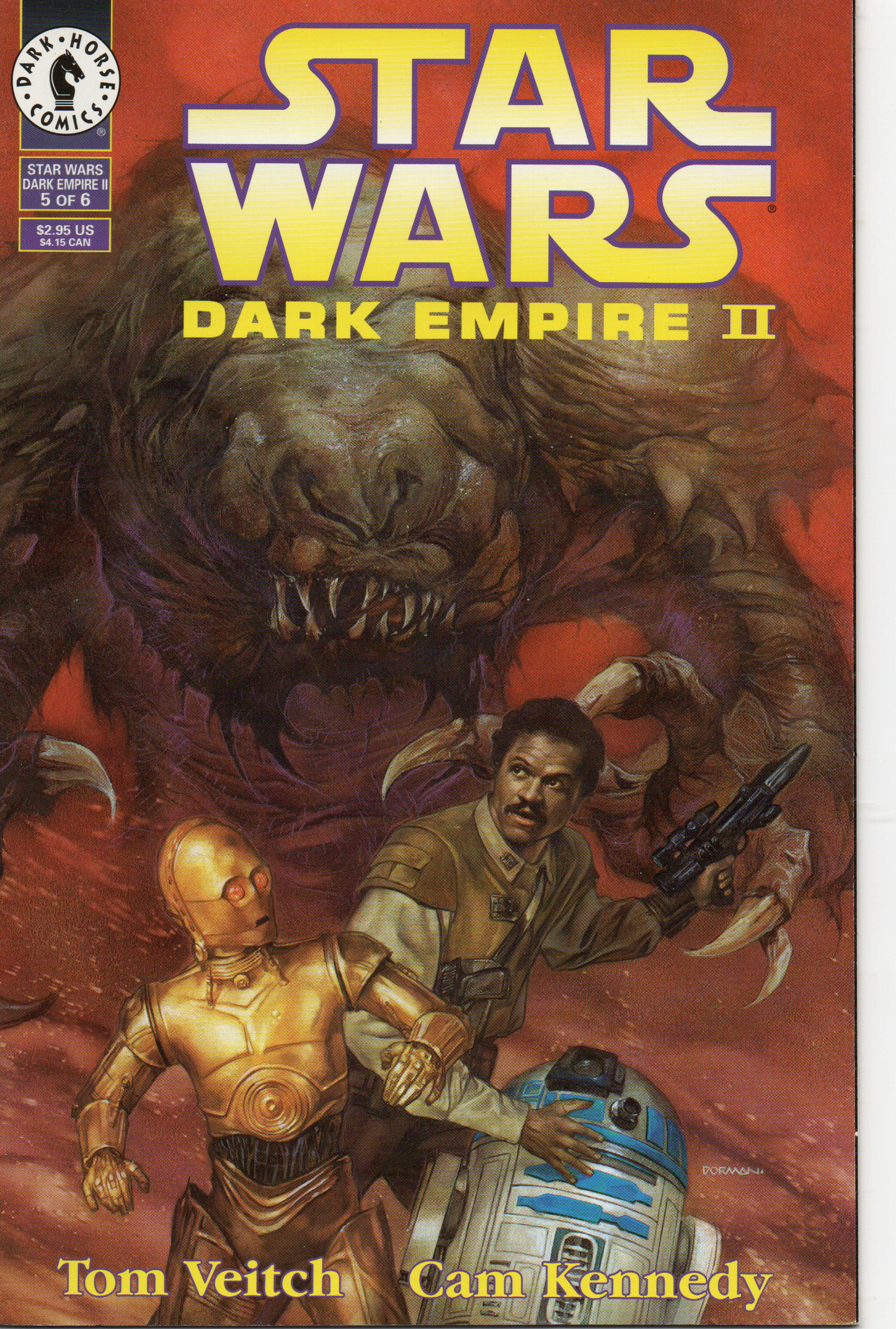 Star Wars "Dark Empire II" #5 Comic Book by Dark Horse Comics at TheGlassyLass.com