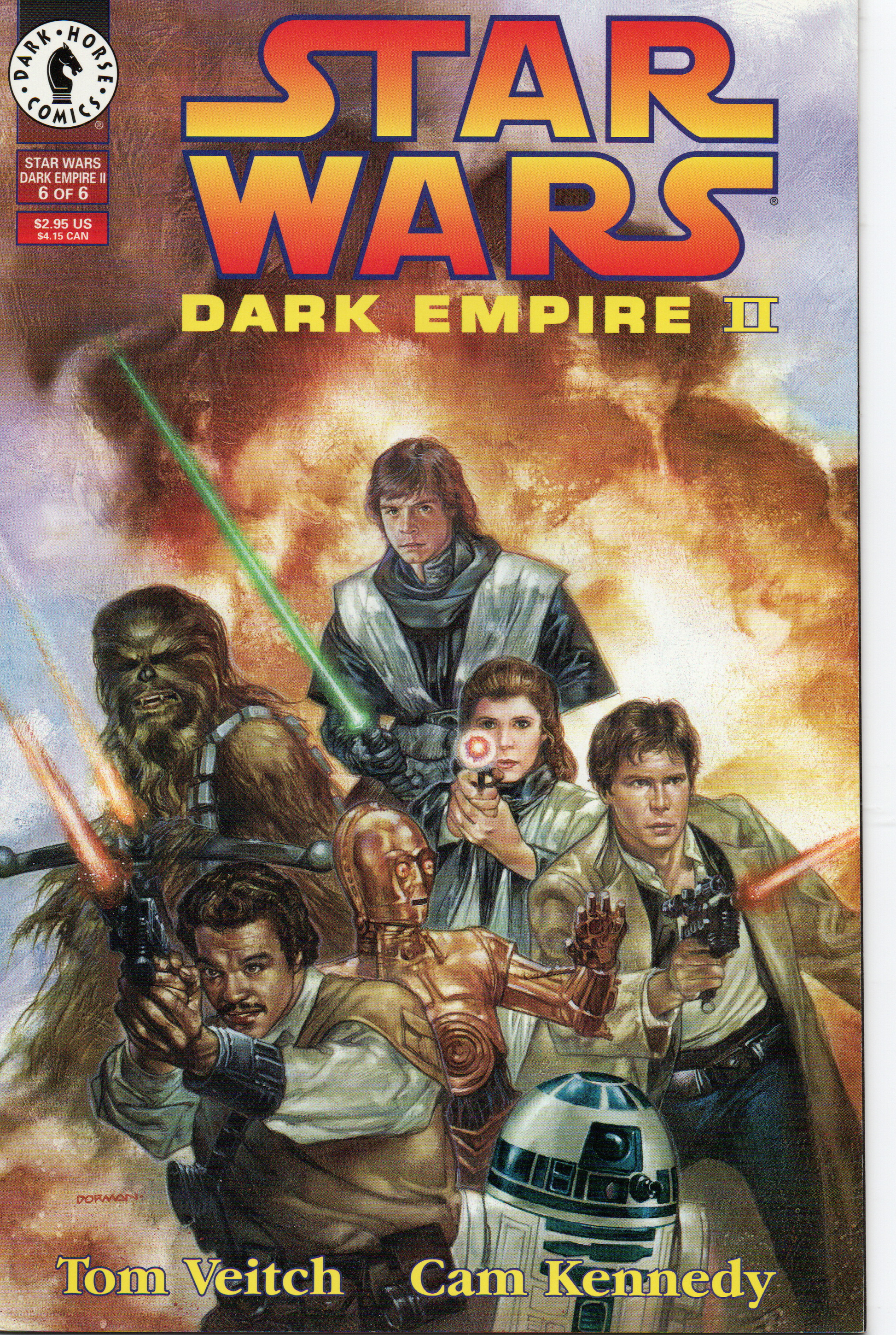 Star Wars "Dark Empire II" #6 Comic Book by Dark Horse Comics at TheGlassyLass.com