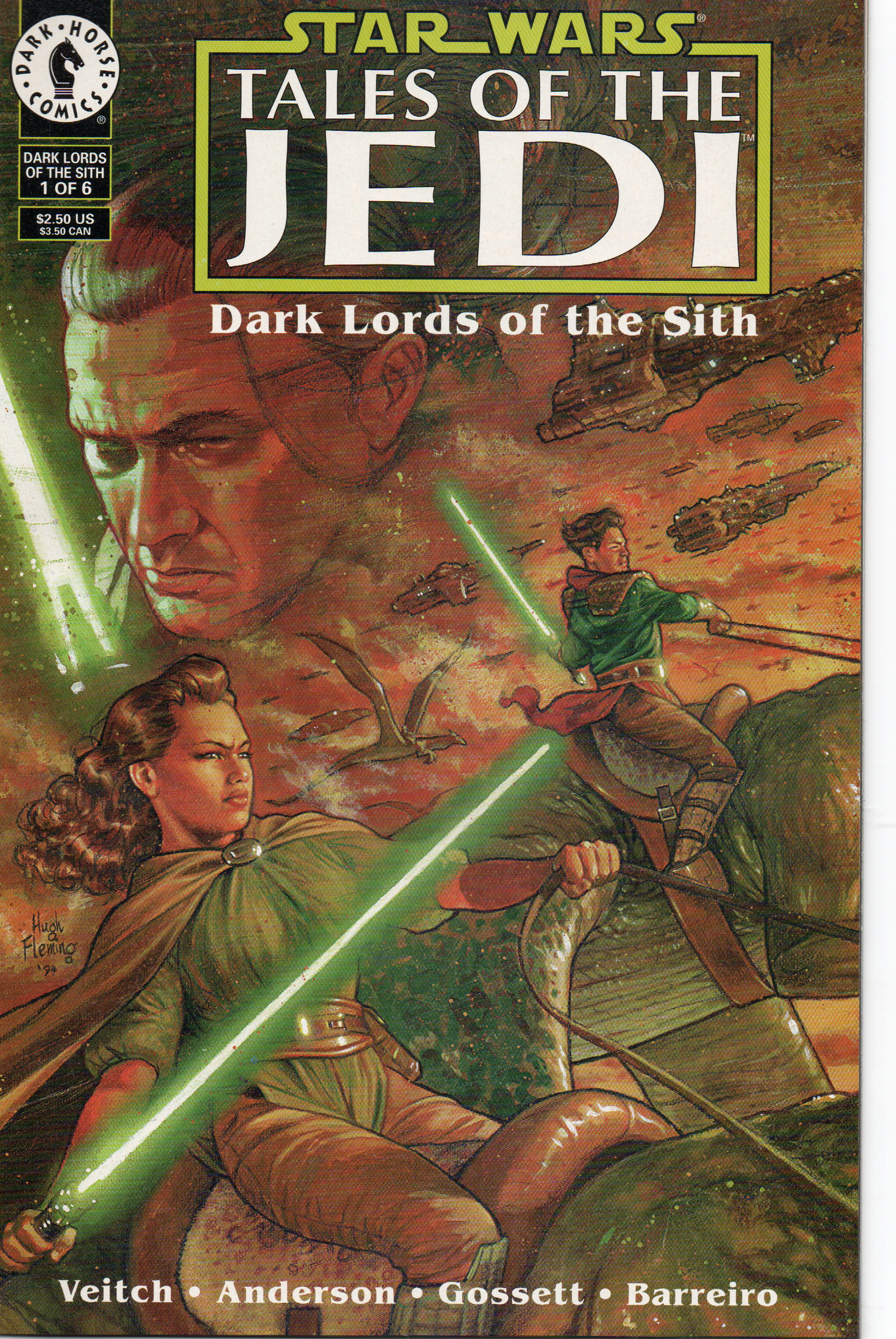 Star Wars "Dark Lords Of The Sith" #1 Comic Book by Dark Horse Comics at TheGlassyLass.com