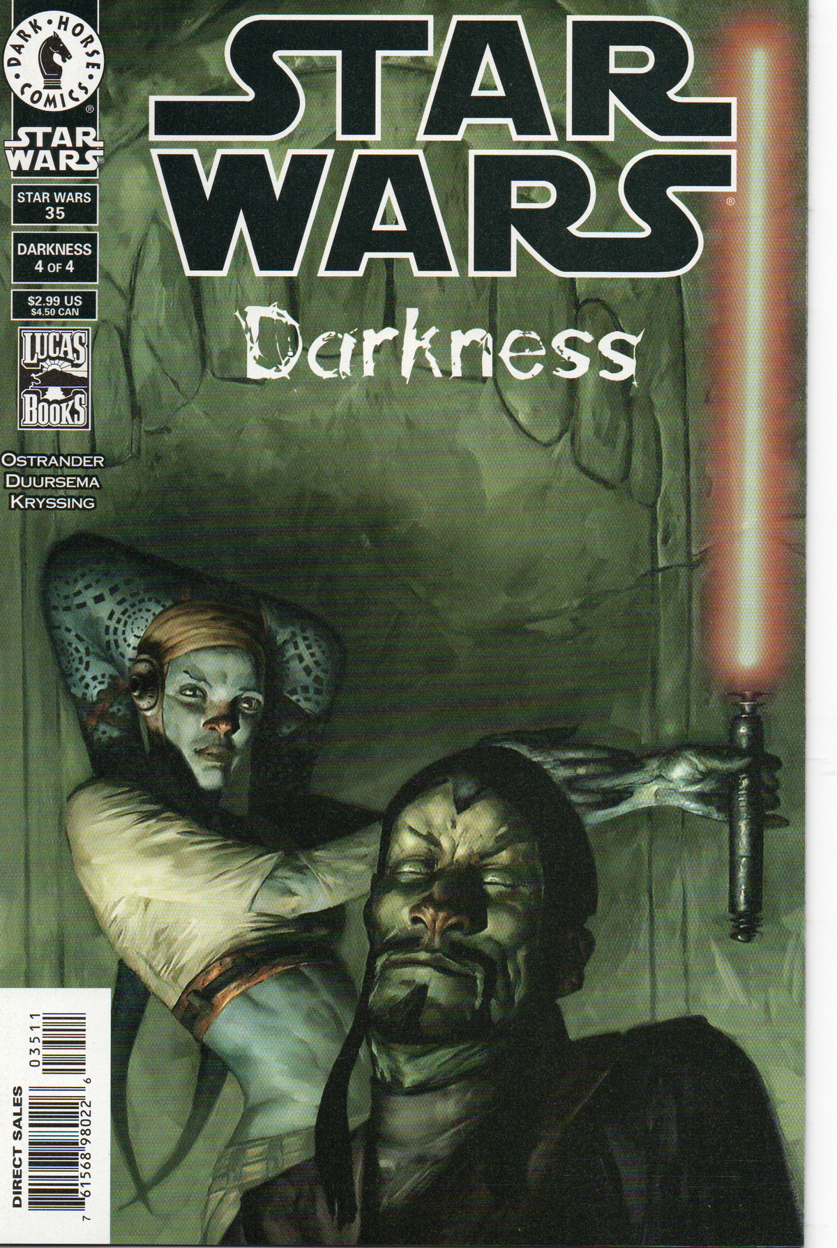 Star Wars #35 (Darkness) Comic Book by Dark Horse Comics at TheGlassyLass.com