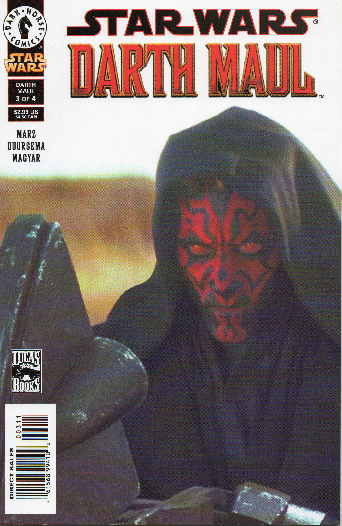 Star Wars Darth Maul #3 Comic Book by Dark Horse Comics at TheGlassyLass.com