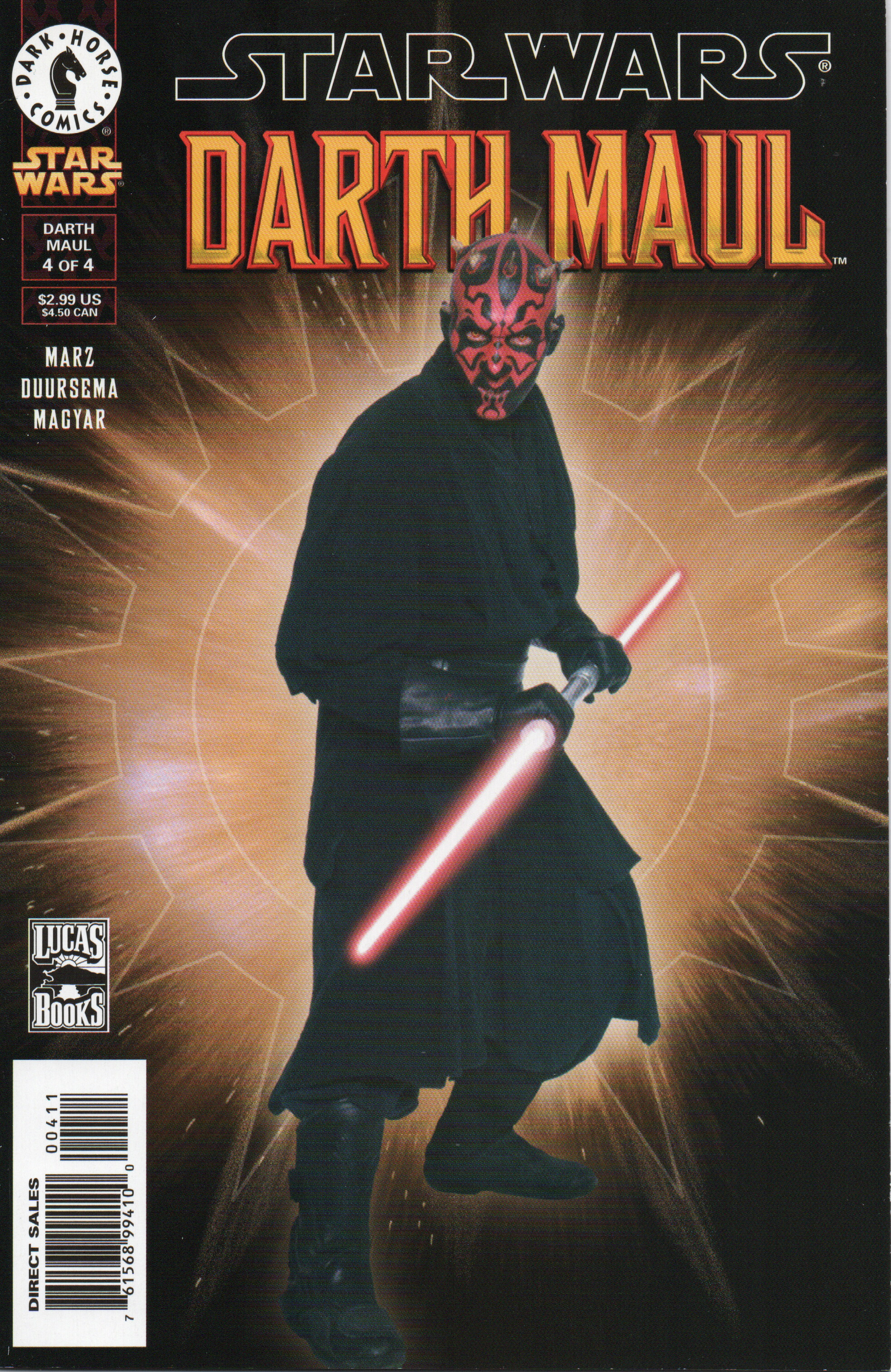 Star Wars Darth Maul #4 Comic Book by Dark Horse Comics at TheGlassyLass.com