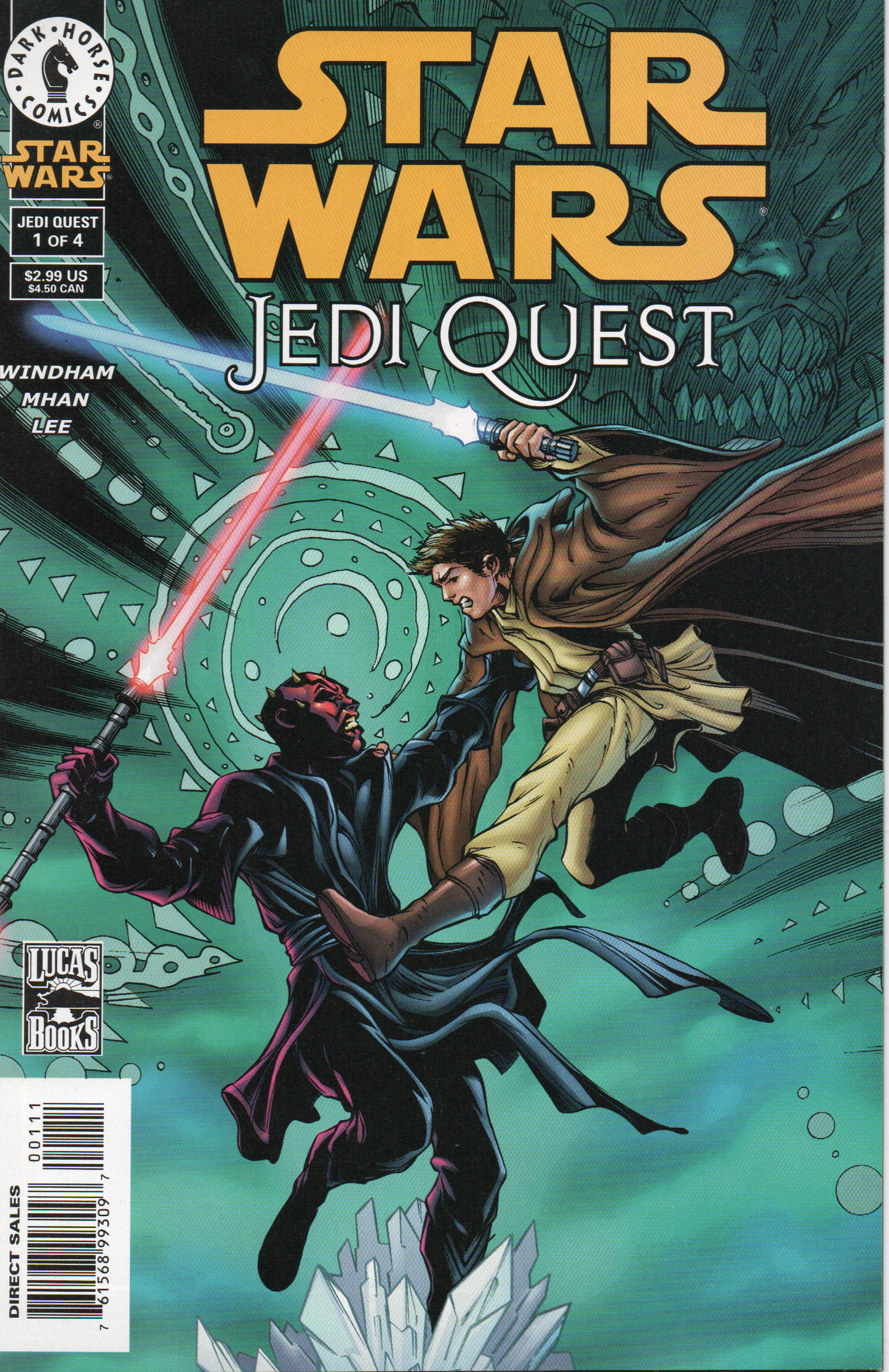 Star Wars "Jedi Quest" #1 Comic Book by Dark Horse Comics at TheGlassyLass.com