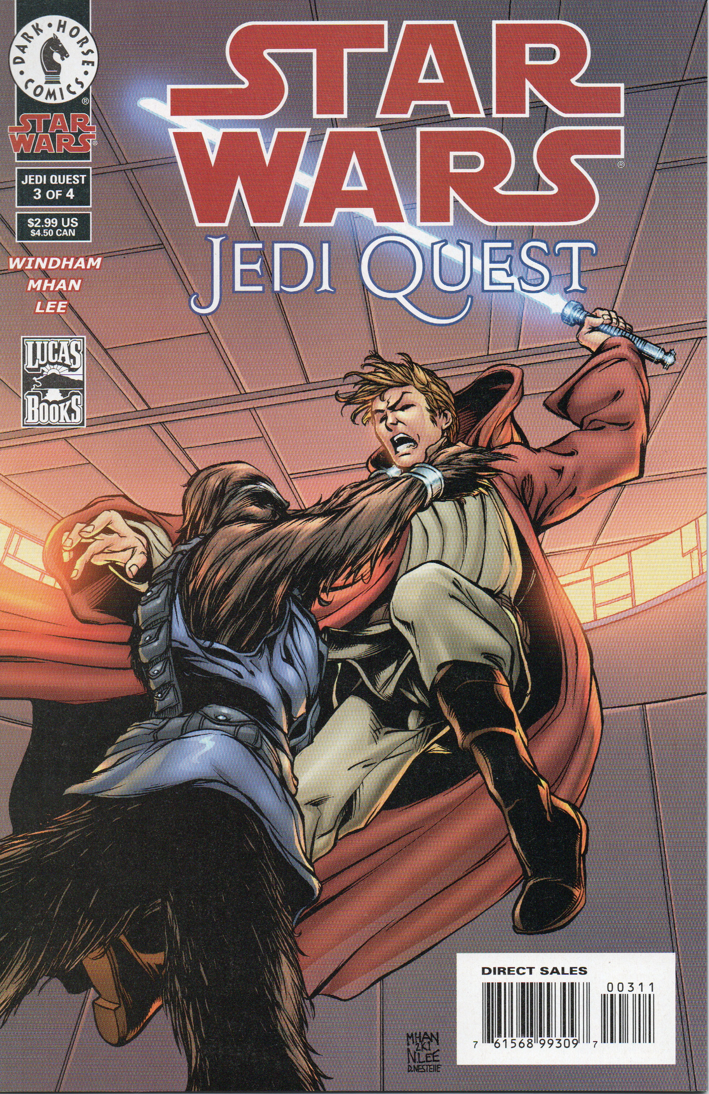 Star Wars "Jedi Quest" #3 Comic Book by Dark Horse Comics at TheGlassyLass.com