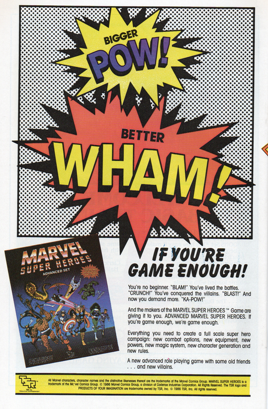 Strange Tales #1 Comic Book (Ungraded) From TheGlassyLass.com (Back Cover)