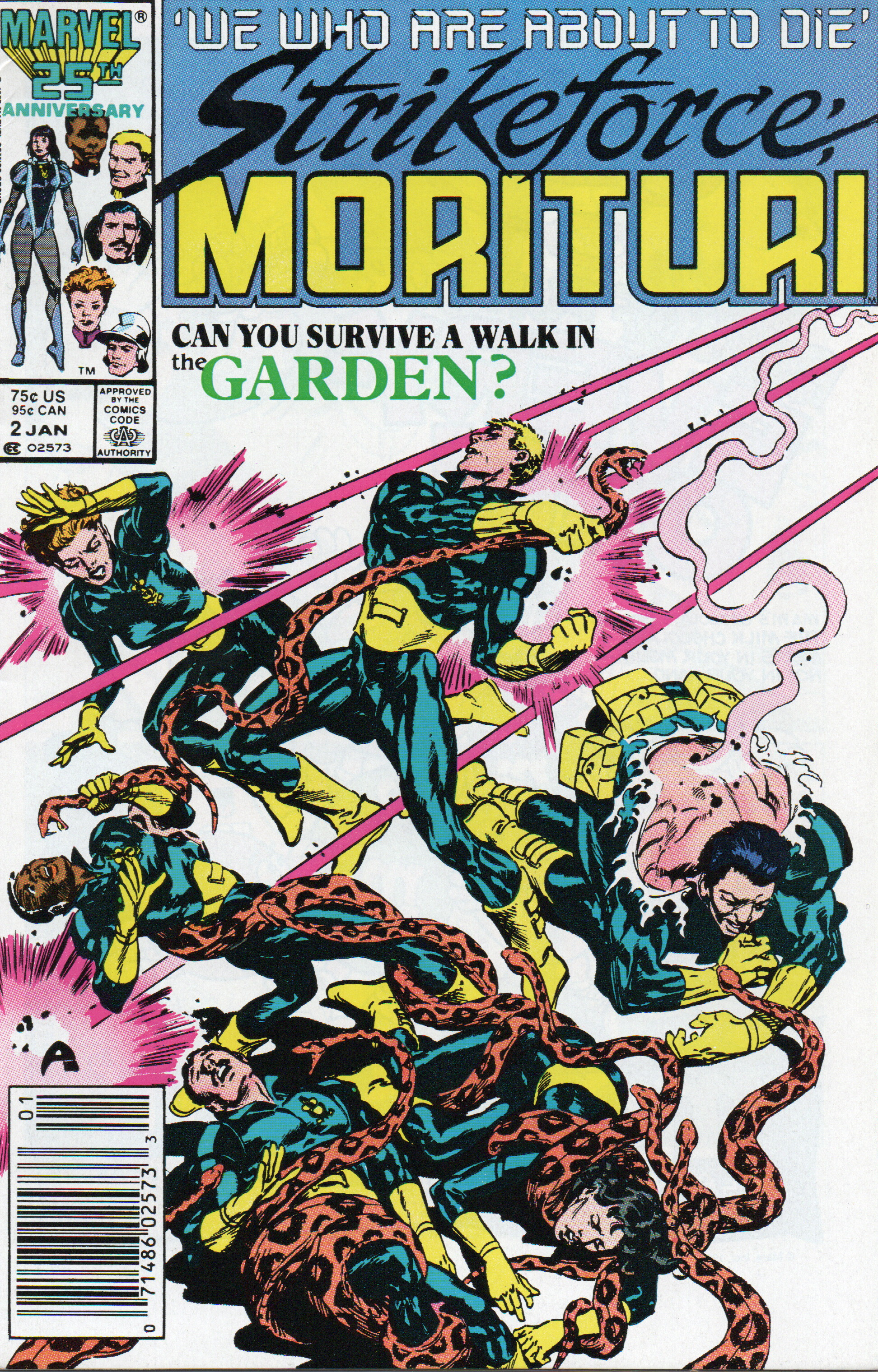 Strikeforce Morituri #2 Comic Book (Ungraded) From TheGlassyLass.com (Front Cover)