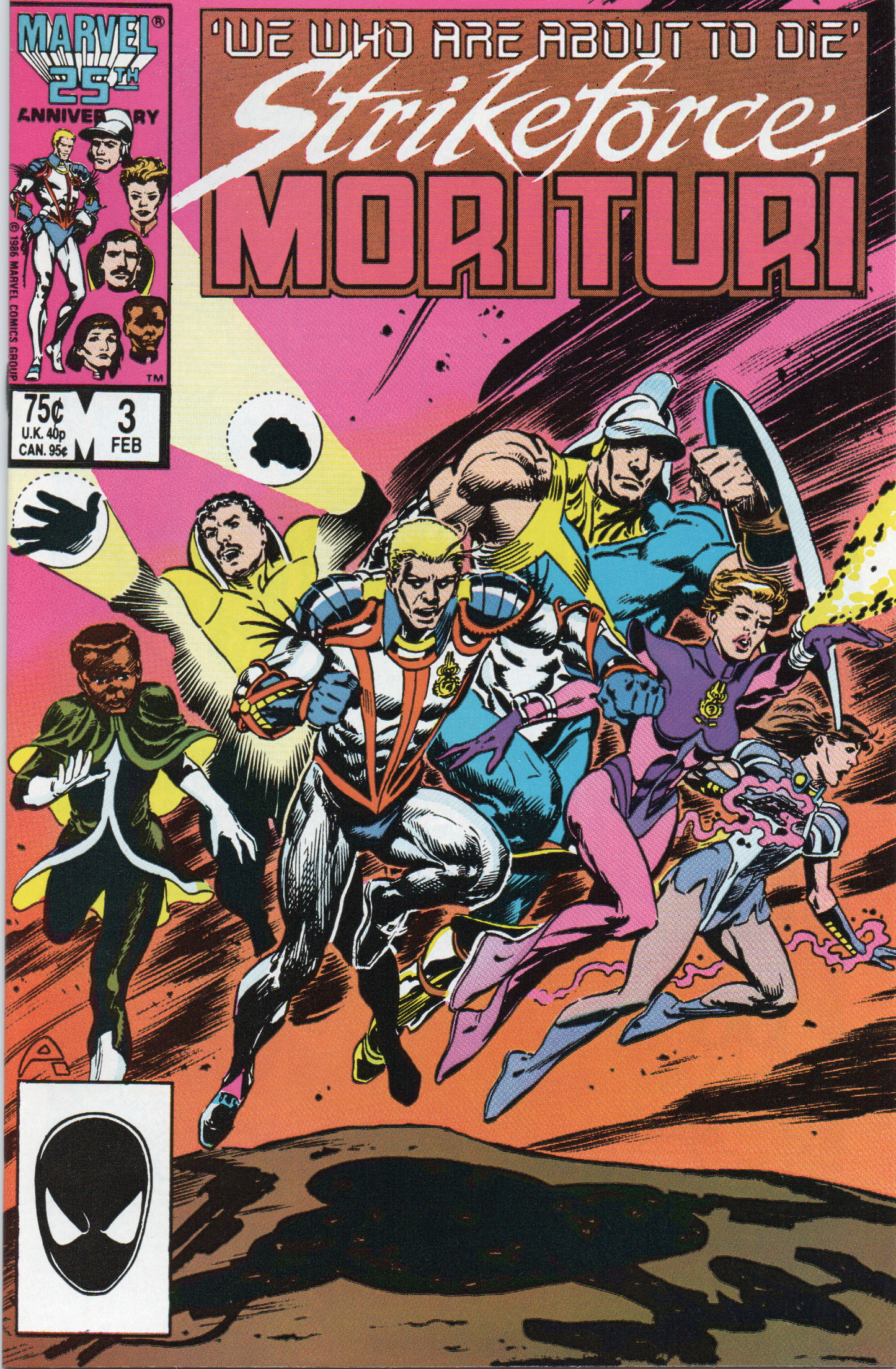 Strikeforce Morituri #3 Comic Book (Ungraded) From TheGlassyLass.com (Front Cover)