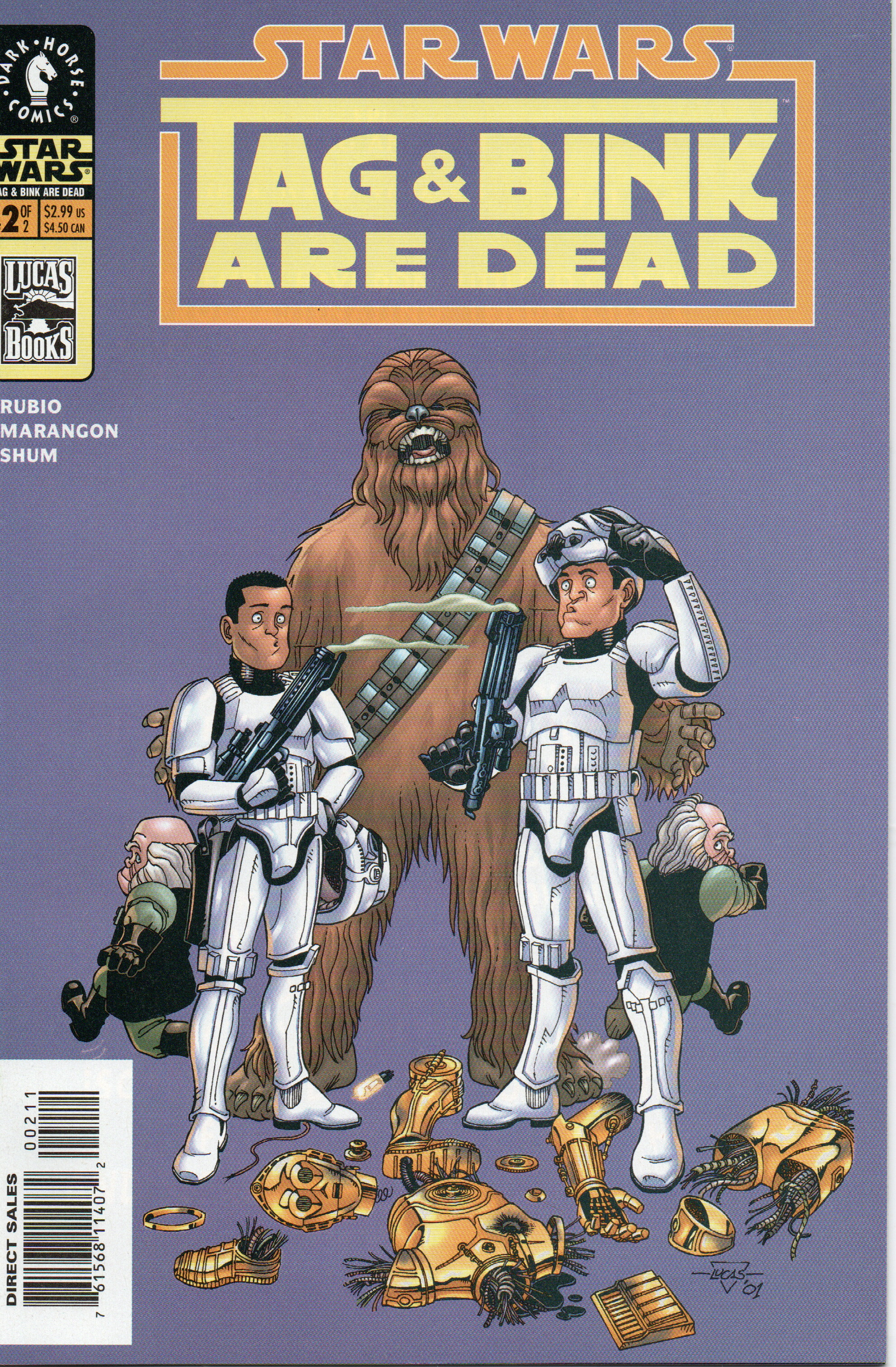 Star Wars "Tag & Bink Are Dead" #2 Comic Book by Dark Horse Comics at TheGlassyLass.com
